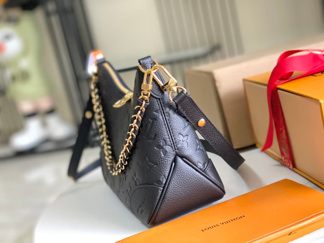 Louis Vuitton Boulogne PM Monogram Empreinte Leather M12930 Black TOP
