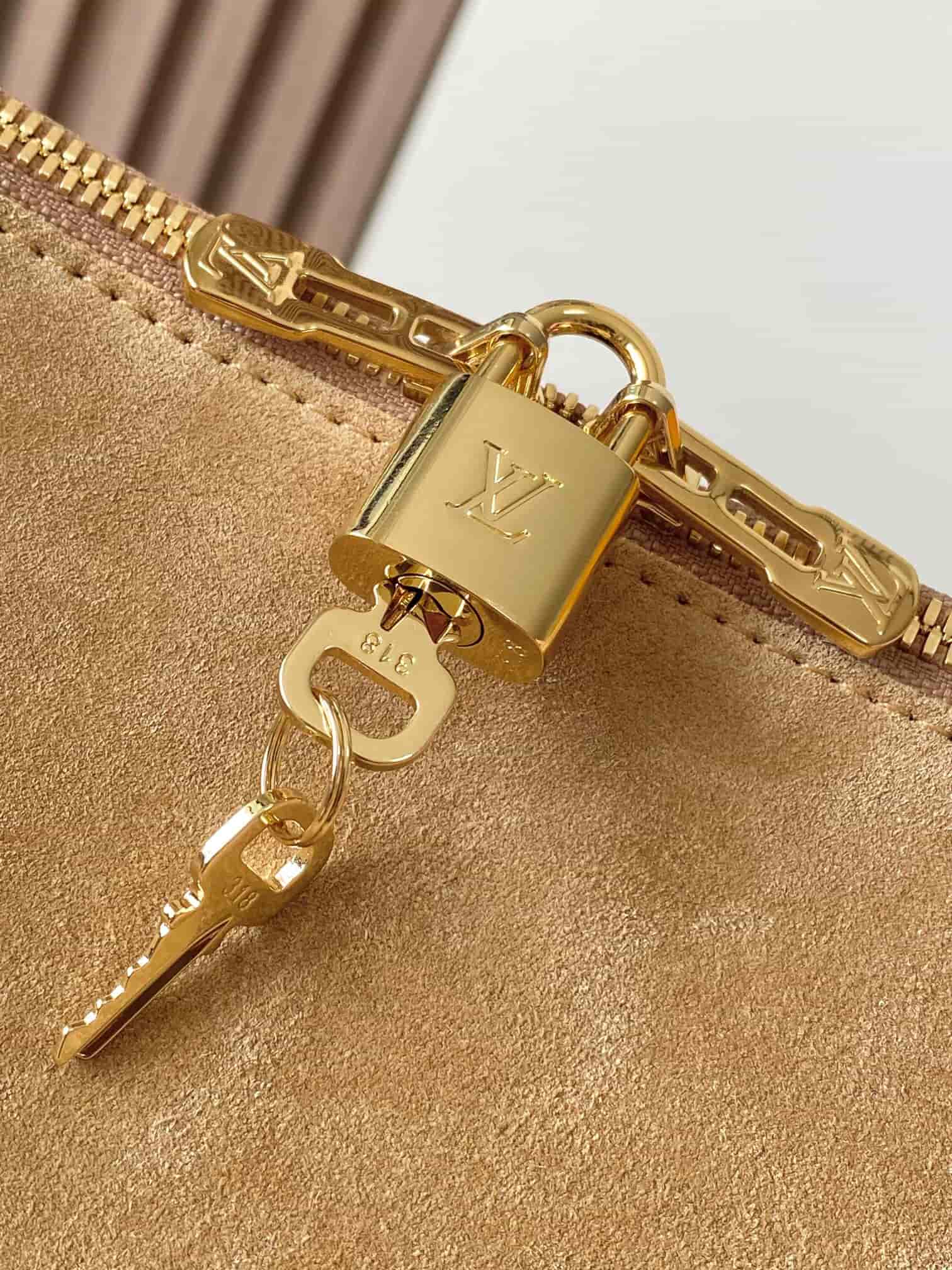 Louis Vuitton Express Travel Calfskin Hazelnut M26451 Brown TOP