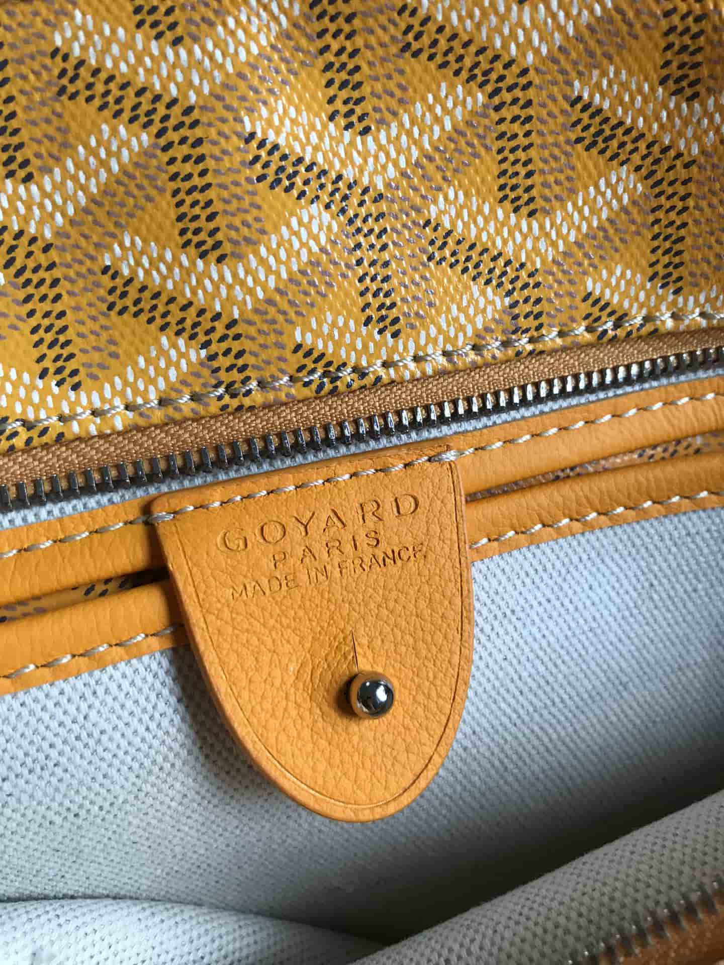 ARTOIS PM BAG Goyardine Canvas & Chevroches Calfskin Yellow High