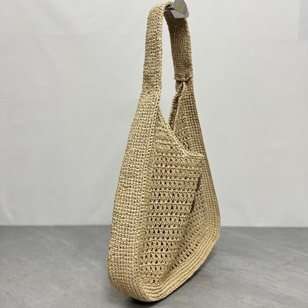 Miu Miu Woven fabric hobo bag High