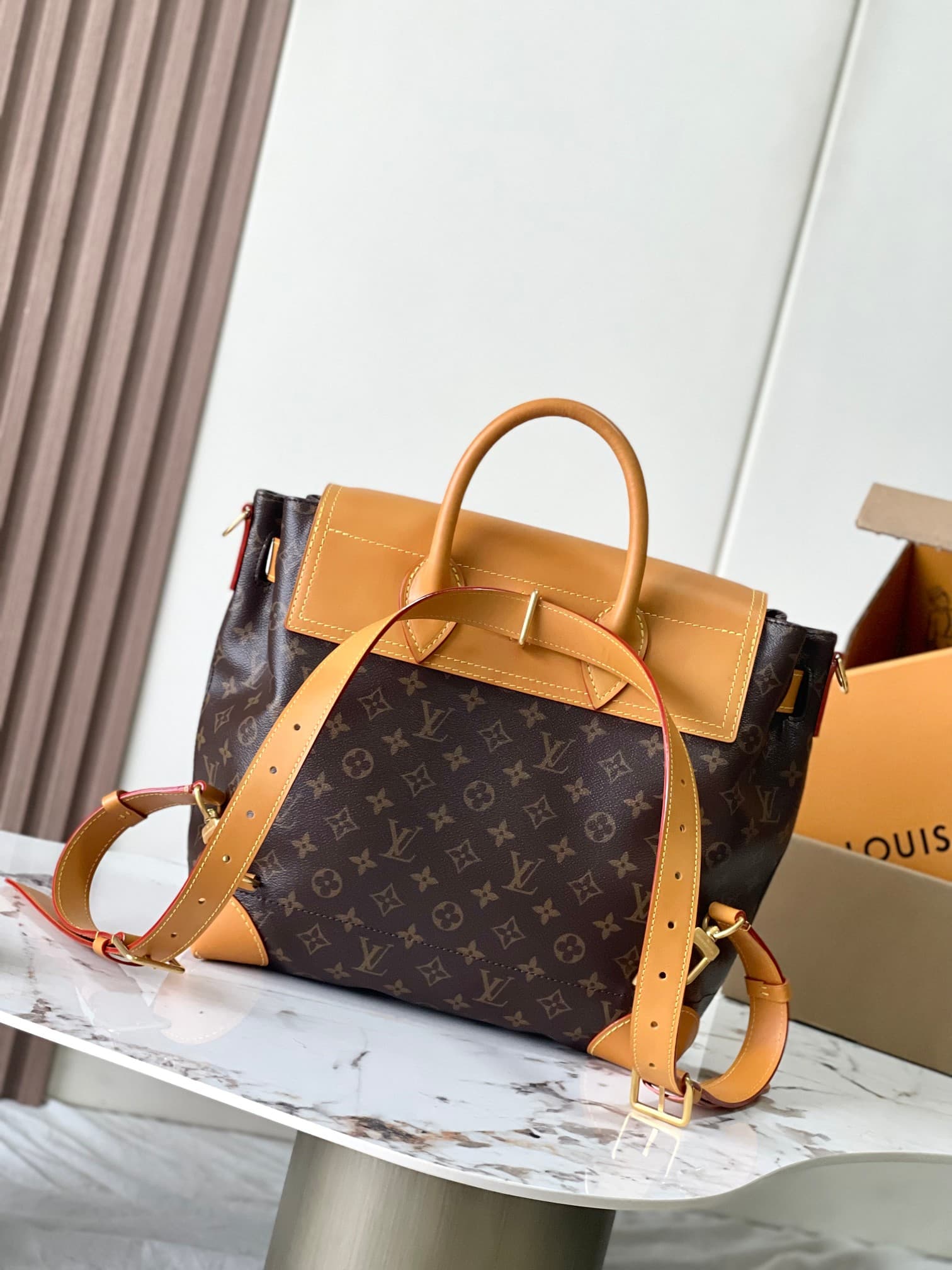 Louis Vuitton Steamer 30 Monogram coated canvas M25989 TOP