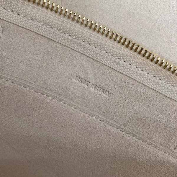 Celine Nano Belt Bag In Cream Grained Calfskin High