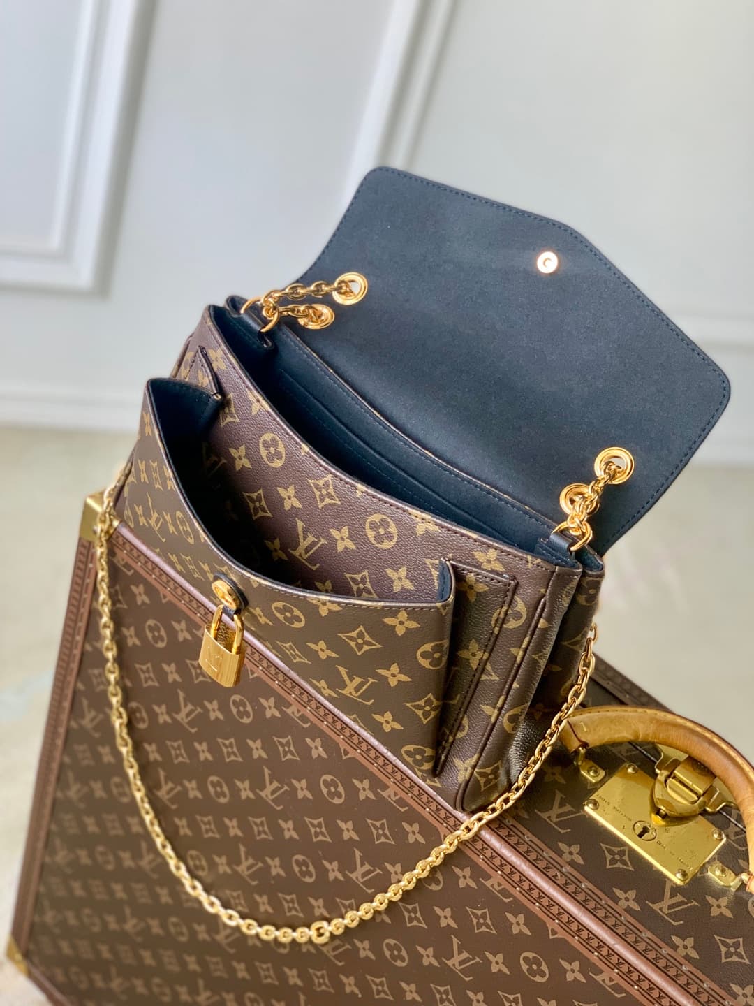Louis Vuitton Saint Germain PM bag in Monogram canvas M26285 Black High