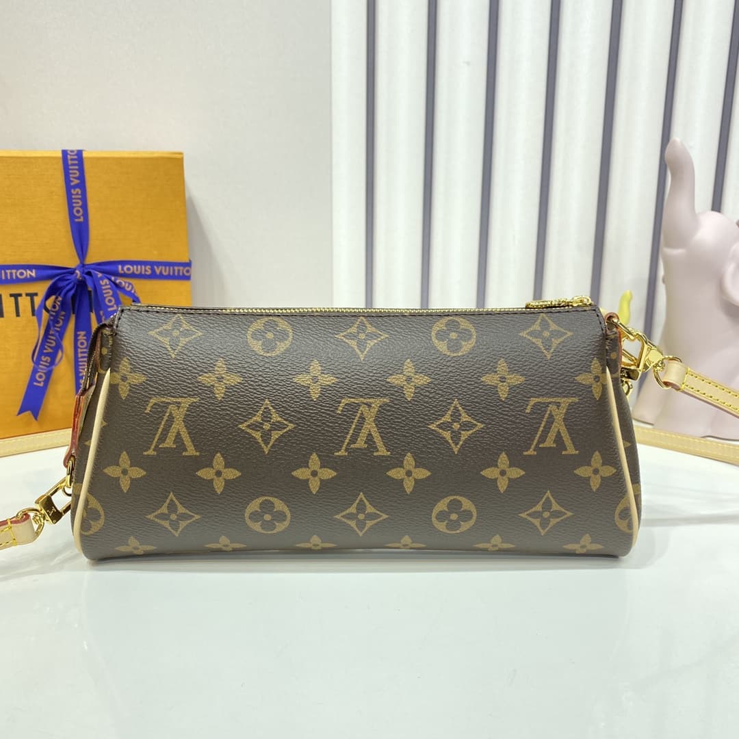 Louis Vuitton Eva Clutch Bag Damier Ebene M95567 High