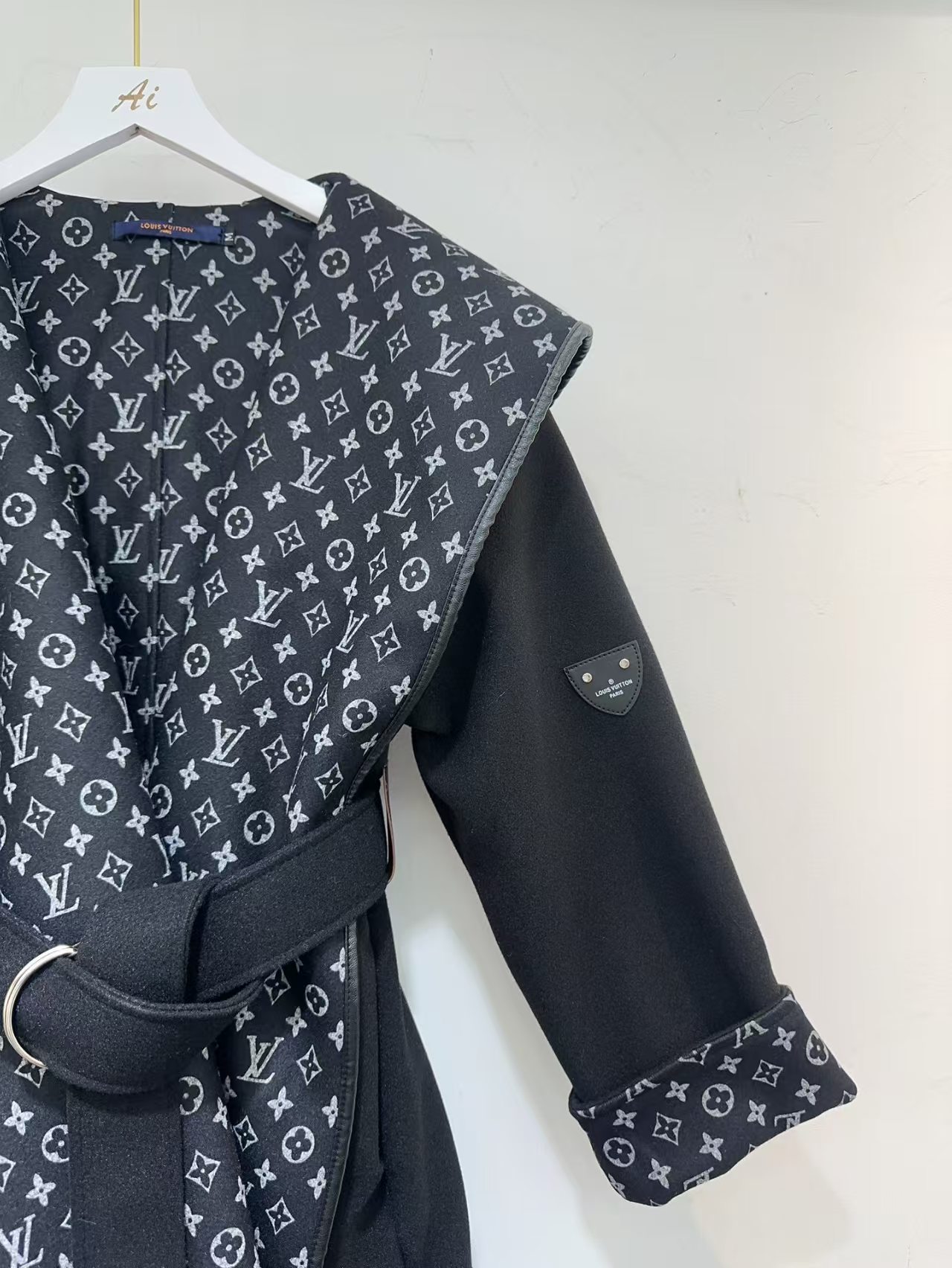 Louis Vuitton Hooded Wrap Coat