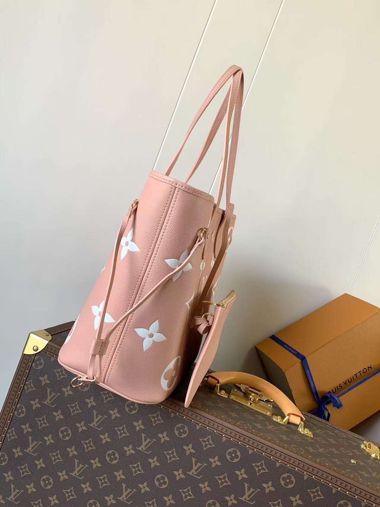 Louis Vuitton NEVERFULL MM Monogram Empreinte M46329 High