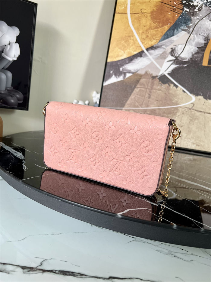 Louis Vuitton FÉLICIE POCHETTE Monogram Empreinte M64064 Pink High