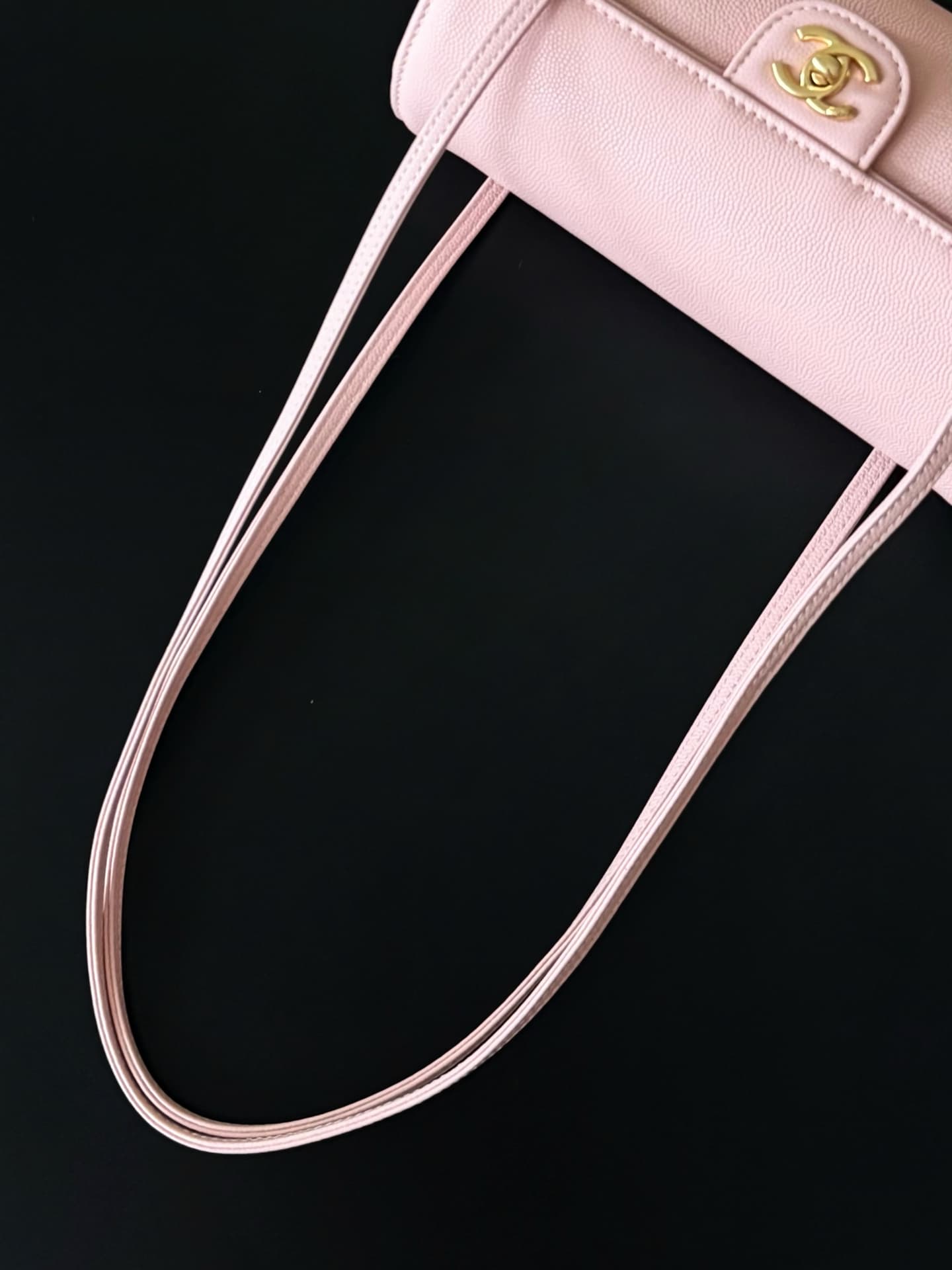 Chanel Small Bowling Bag Grained Shiny Calfskin & Gold-Tone Metal AS6143 Pink High
