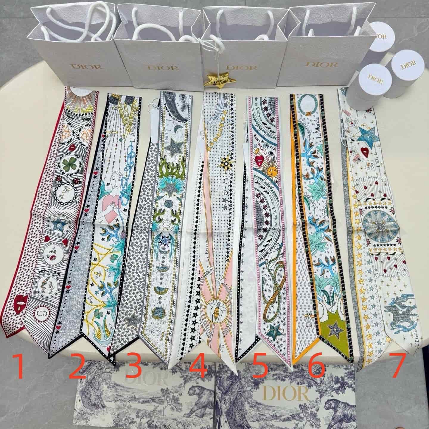 Dior Mitzah Scarves