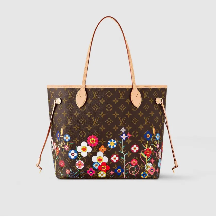 Louis Vuitton x Murakami Neverfull MM Monogram coated canvas M13271 Top