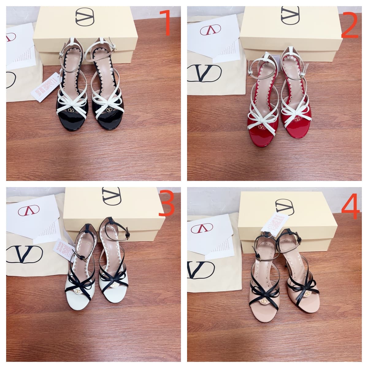 Valentino Garavani Bepointy Leather Sandals