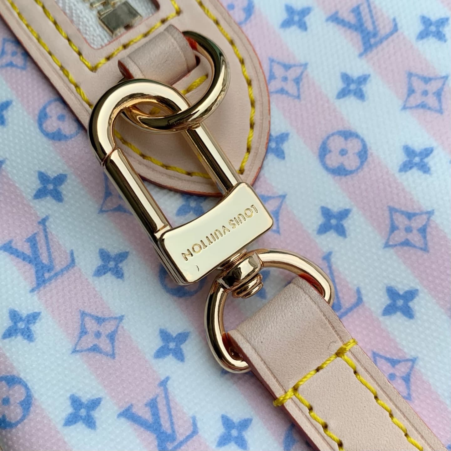 Louis Vuitton Speedy Bandoulière 20 Blue Coated canvas M28668 High