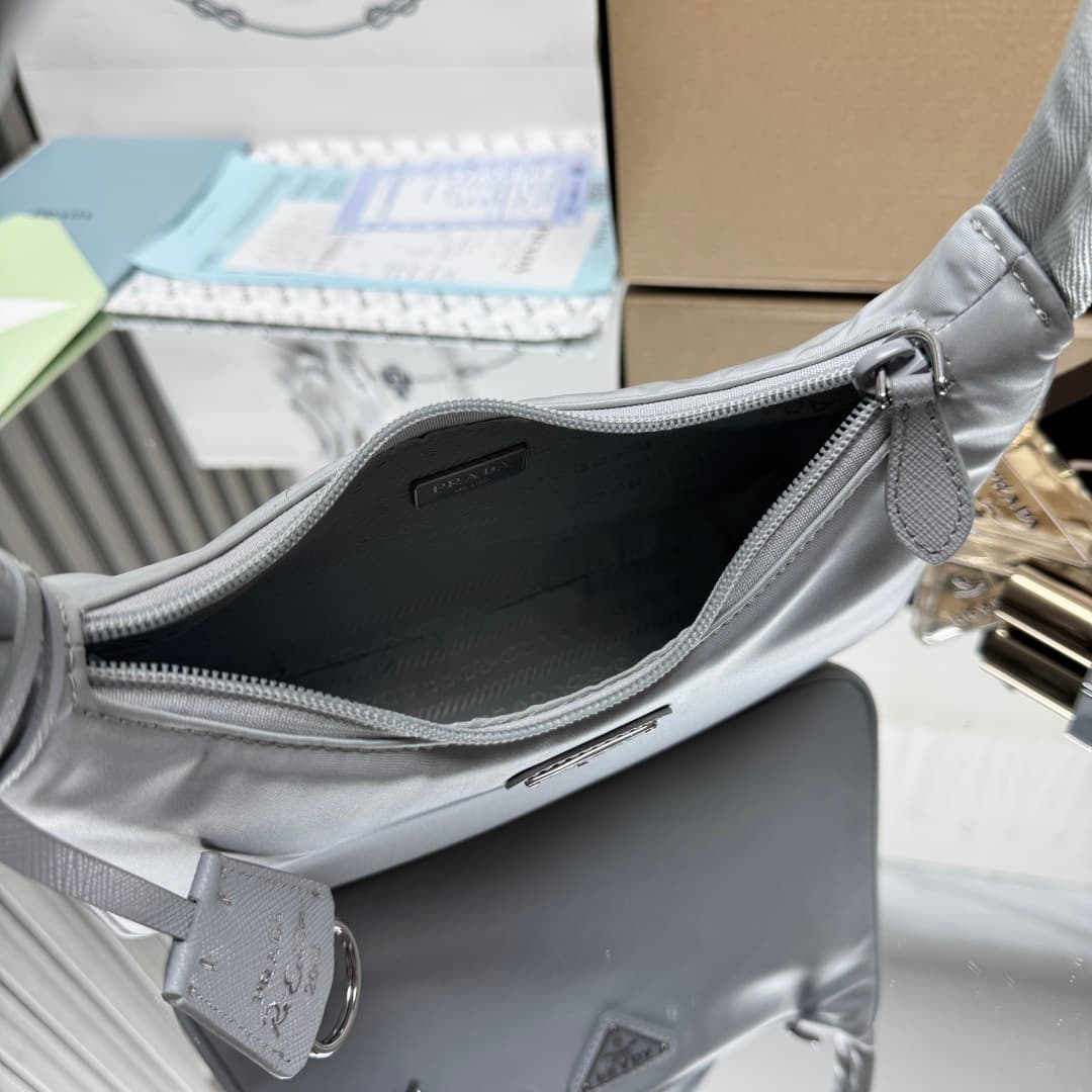 Prada Re-Nylon Re-Edition 2000 mini-bag Grey Recycled Polyamide 1NE515 High