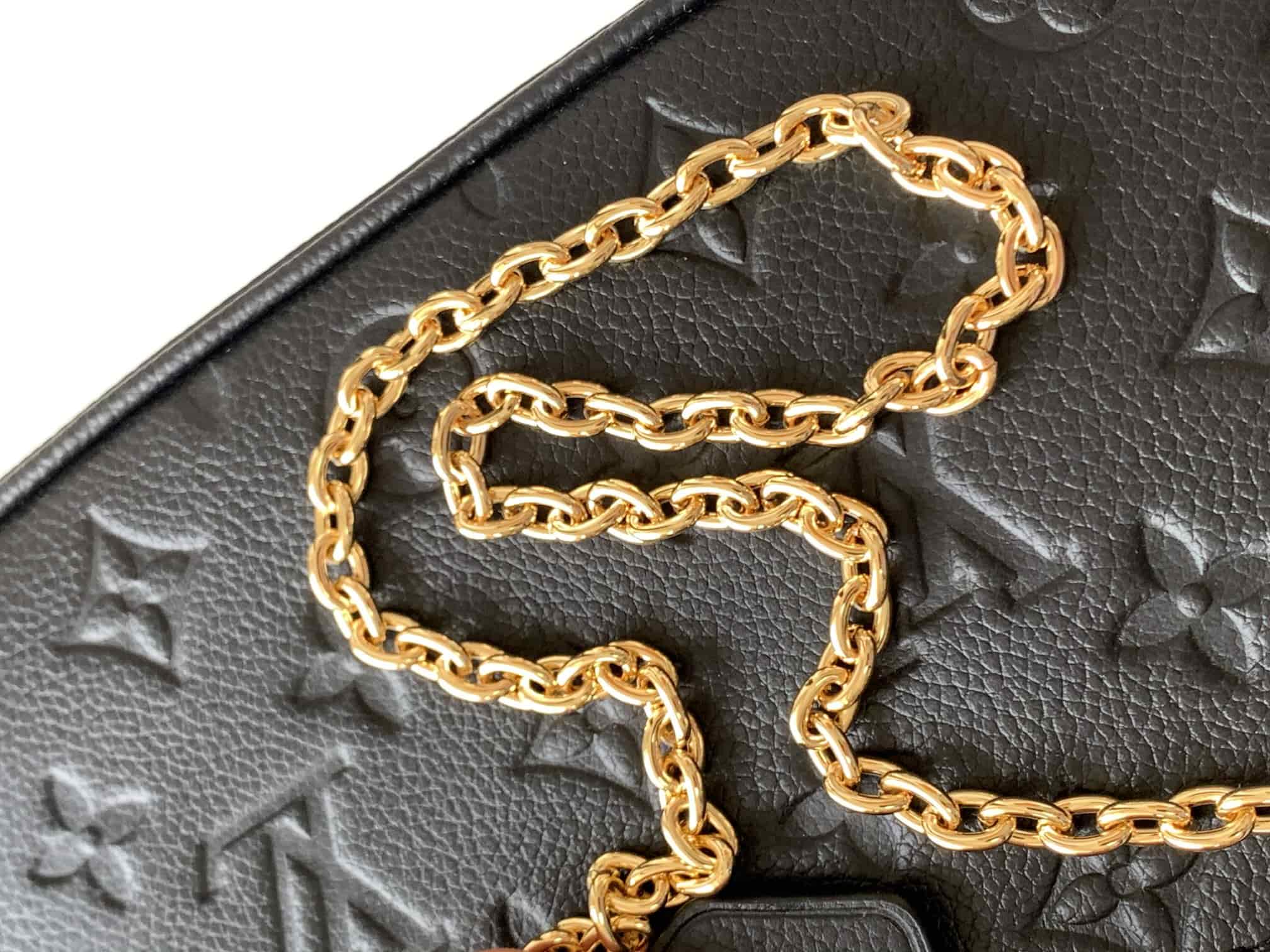 Louis Vuitton EASY POUCH ON STRAP Monogram Empreinte Leather M80349 High