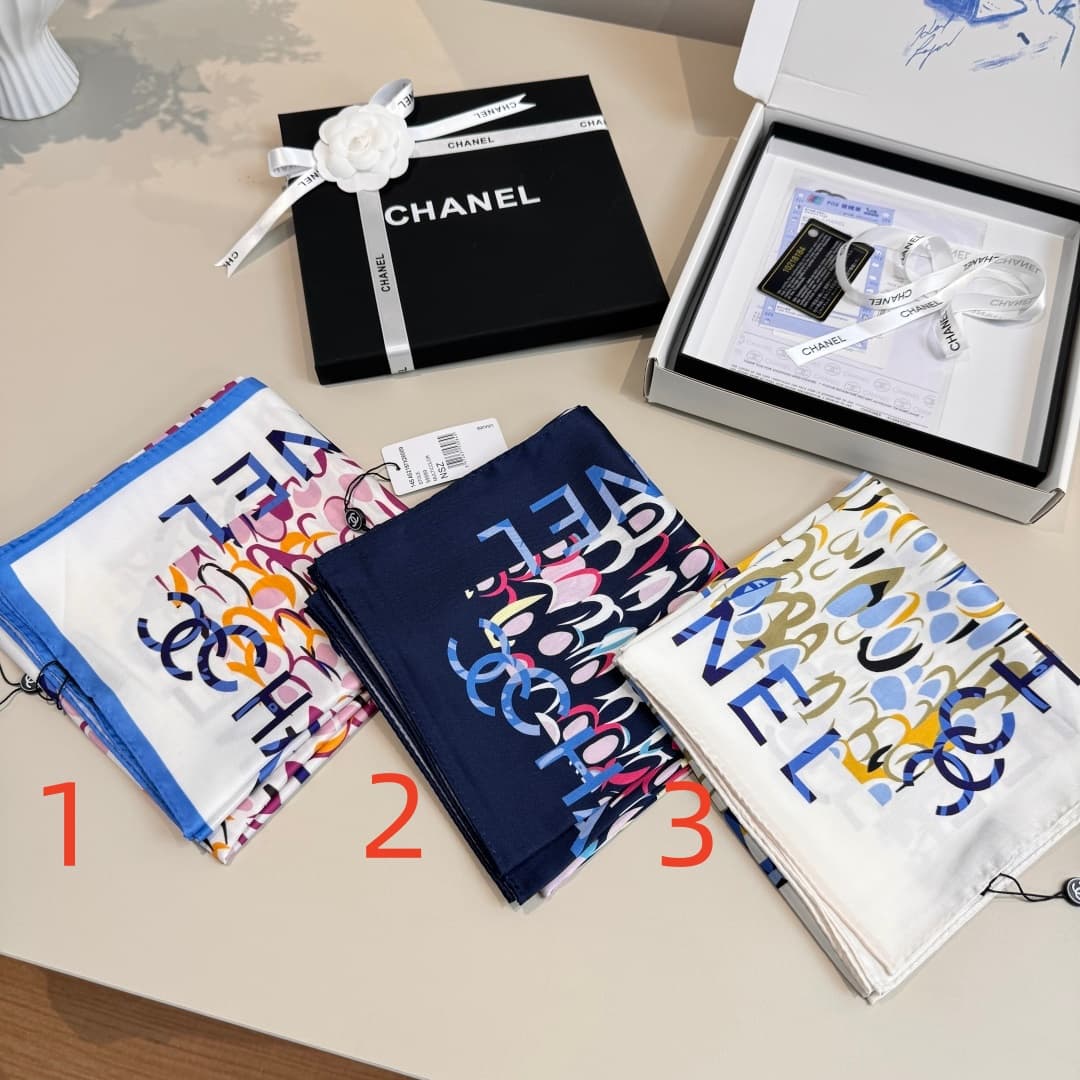 Chanel Silk Square Scarf