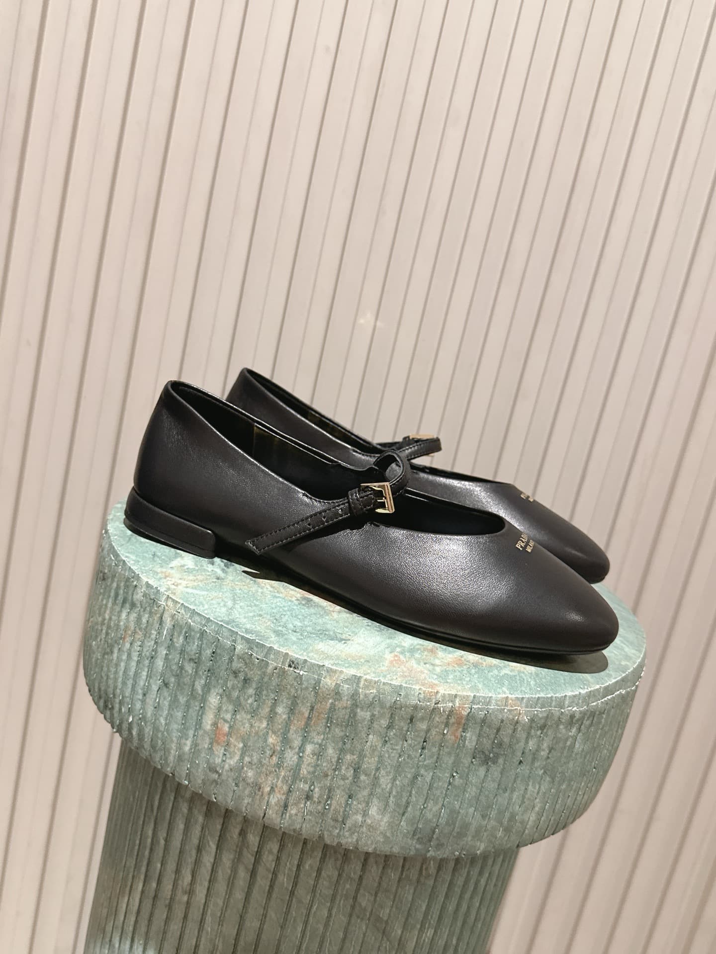 Prada Nappa Leather Ballerinas Shoes Women