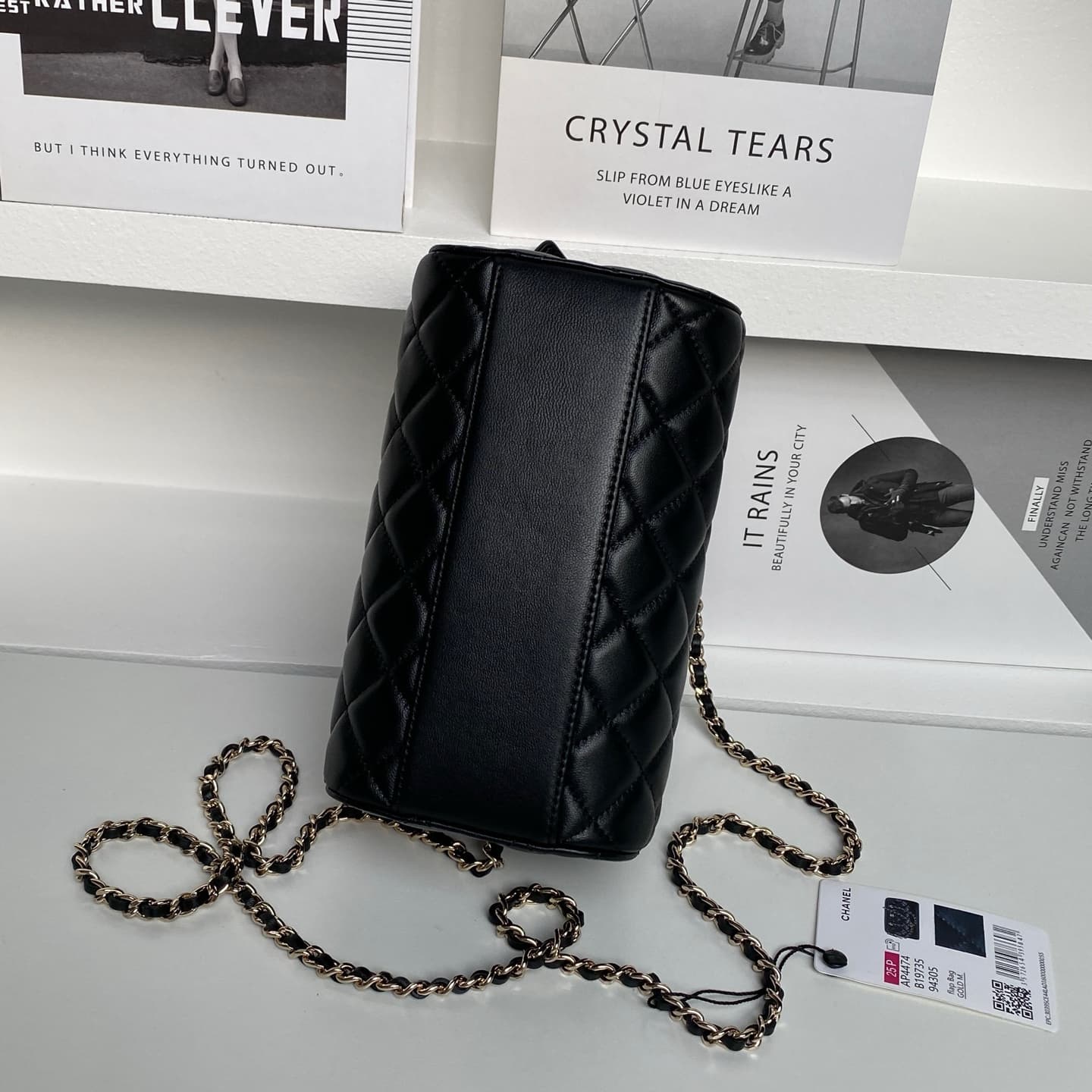 Chanel Classic Clutch with Chain Lambskin & Gold-Tone Metal Black AP4474 High
