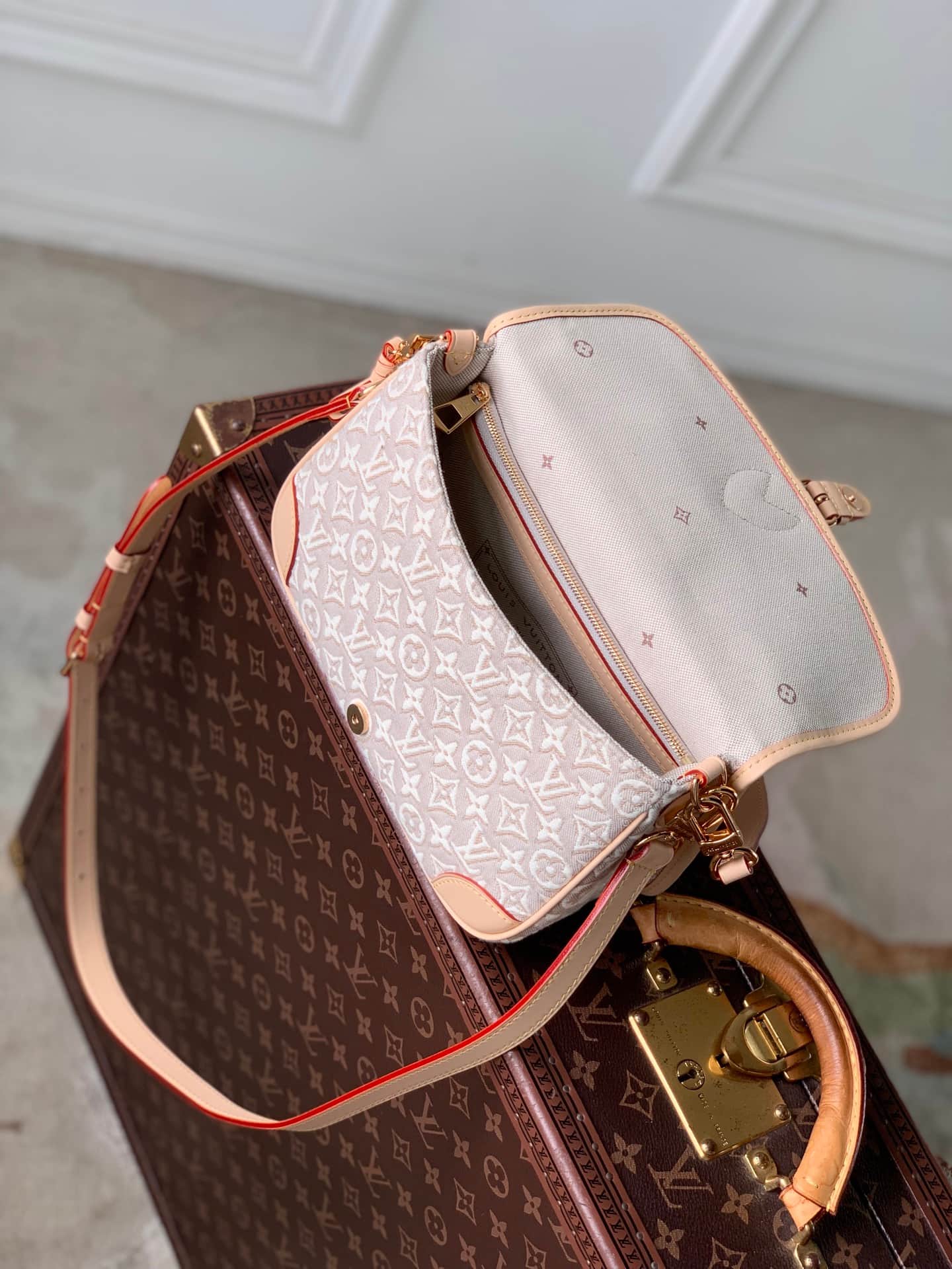 Louis Vuitton Diane PM Monogram Emblème Peuplier M29795 High