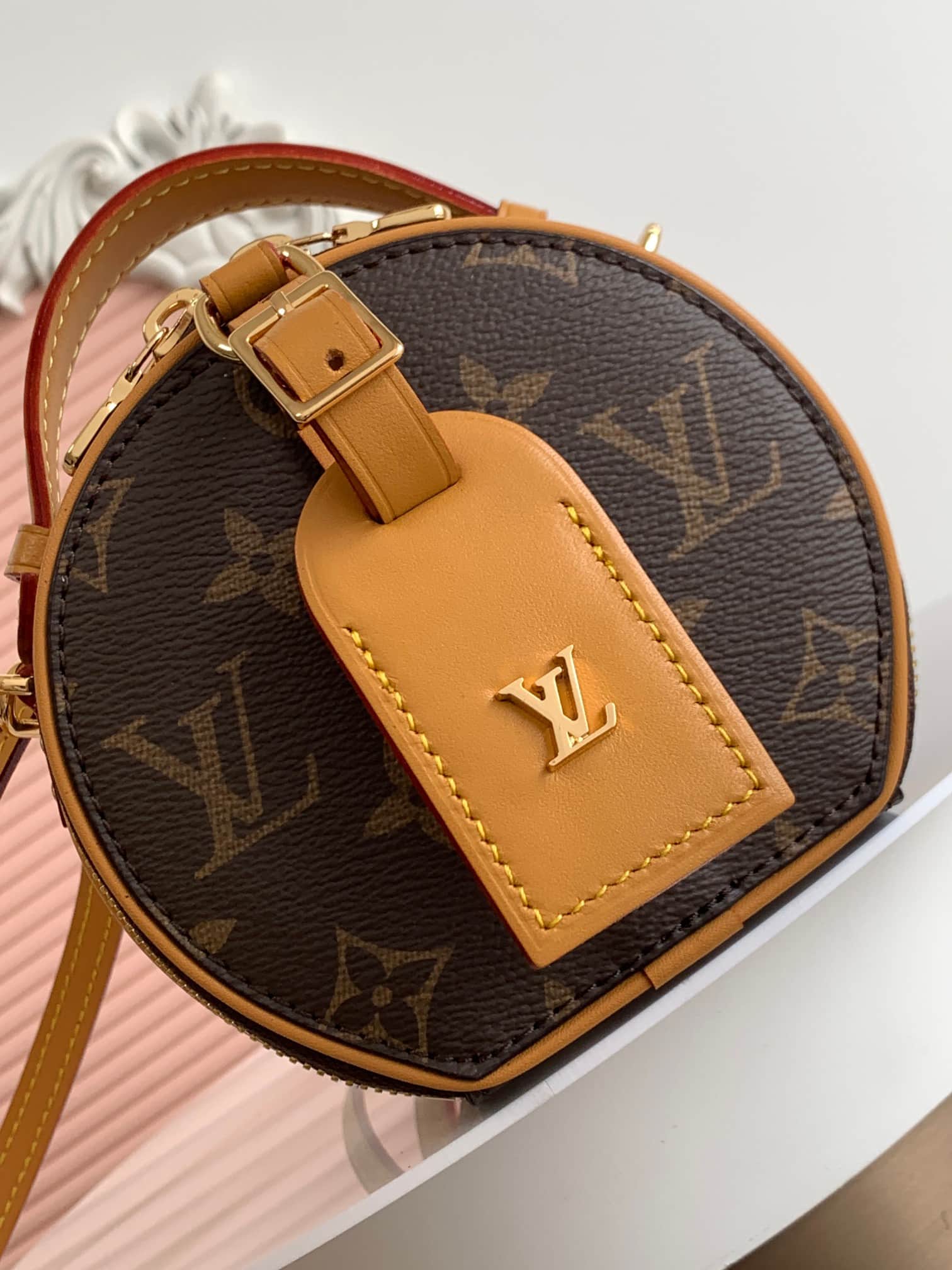 Louis Vuitton Mini Boite Chapeau Monogram Reverse coated canvas M44699 High