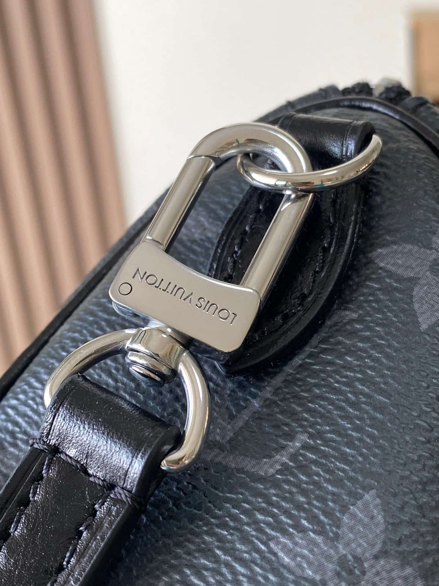 Louis Vuitton Nano Speedy Monogram Eclipse M26573 Black TOP