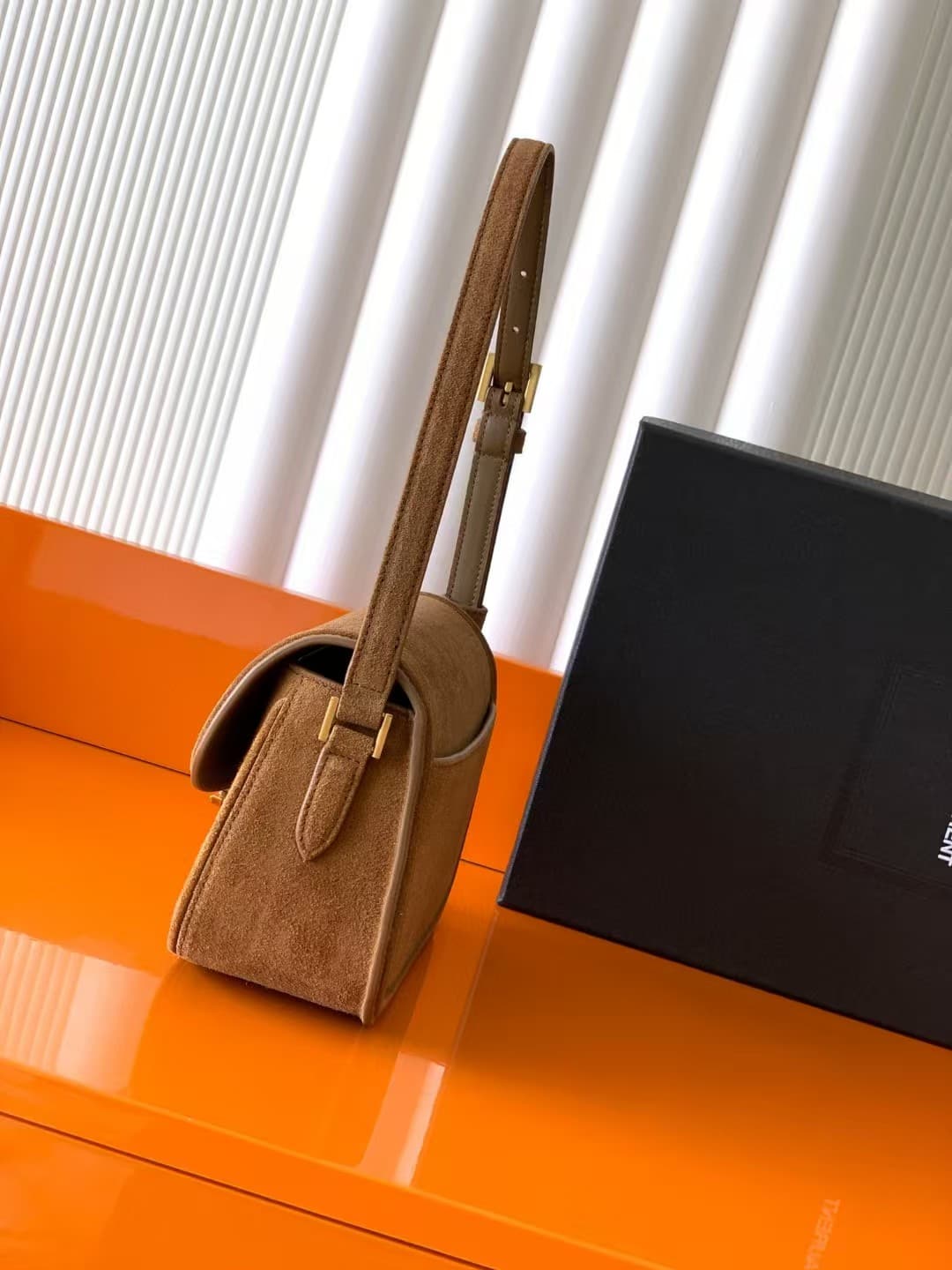 SAINT LAURENT SOLFERINO MINI IN SUEDE High
