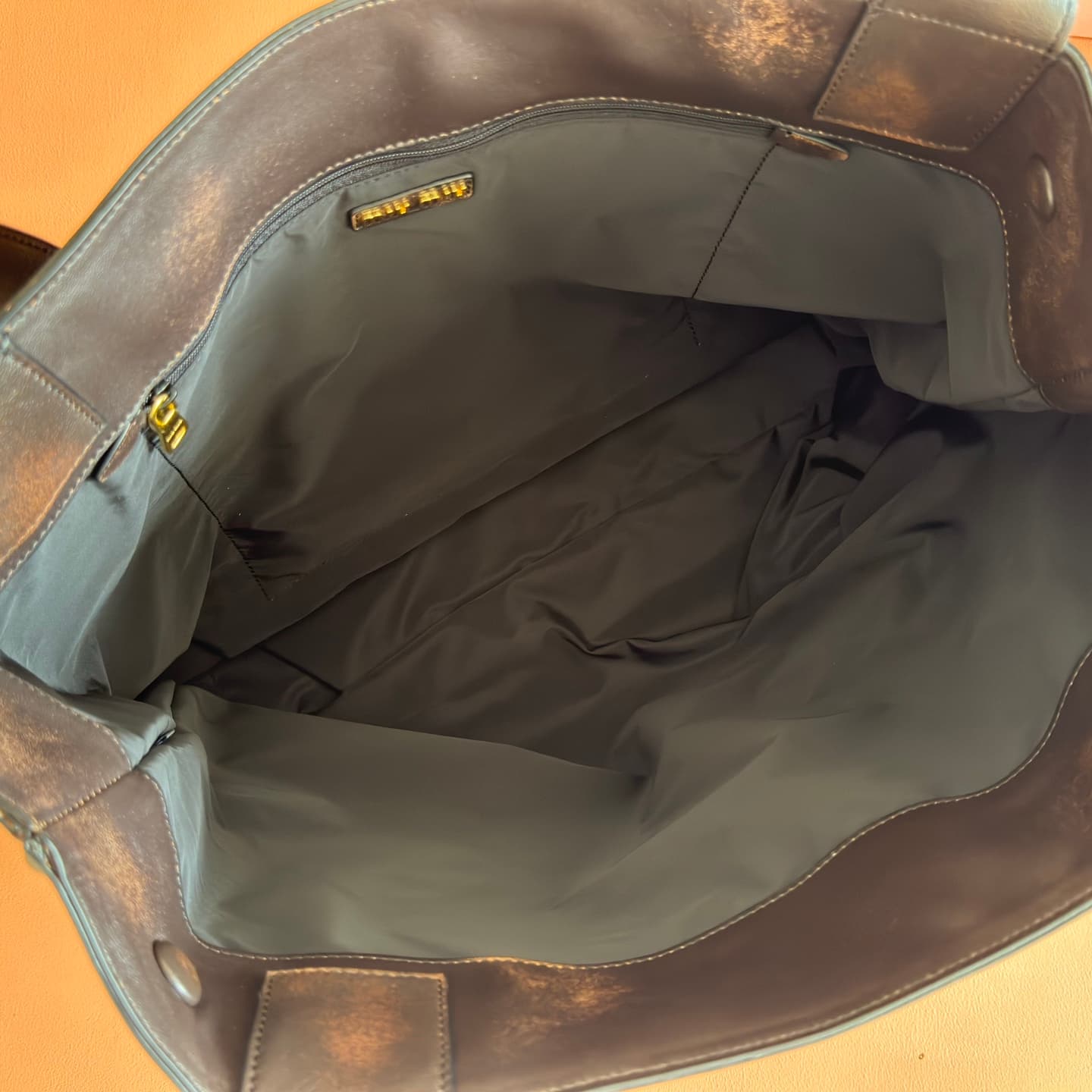 Miu Miu Leather Hobo Bag 5BC119 TOP
