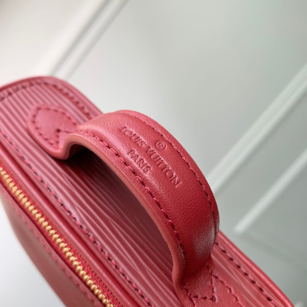 Louis Vuitton Nice Beauty cosmetic bag Epi leather M25688 red high