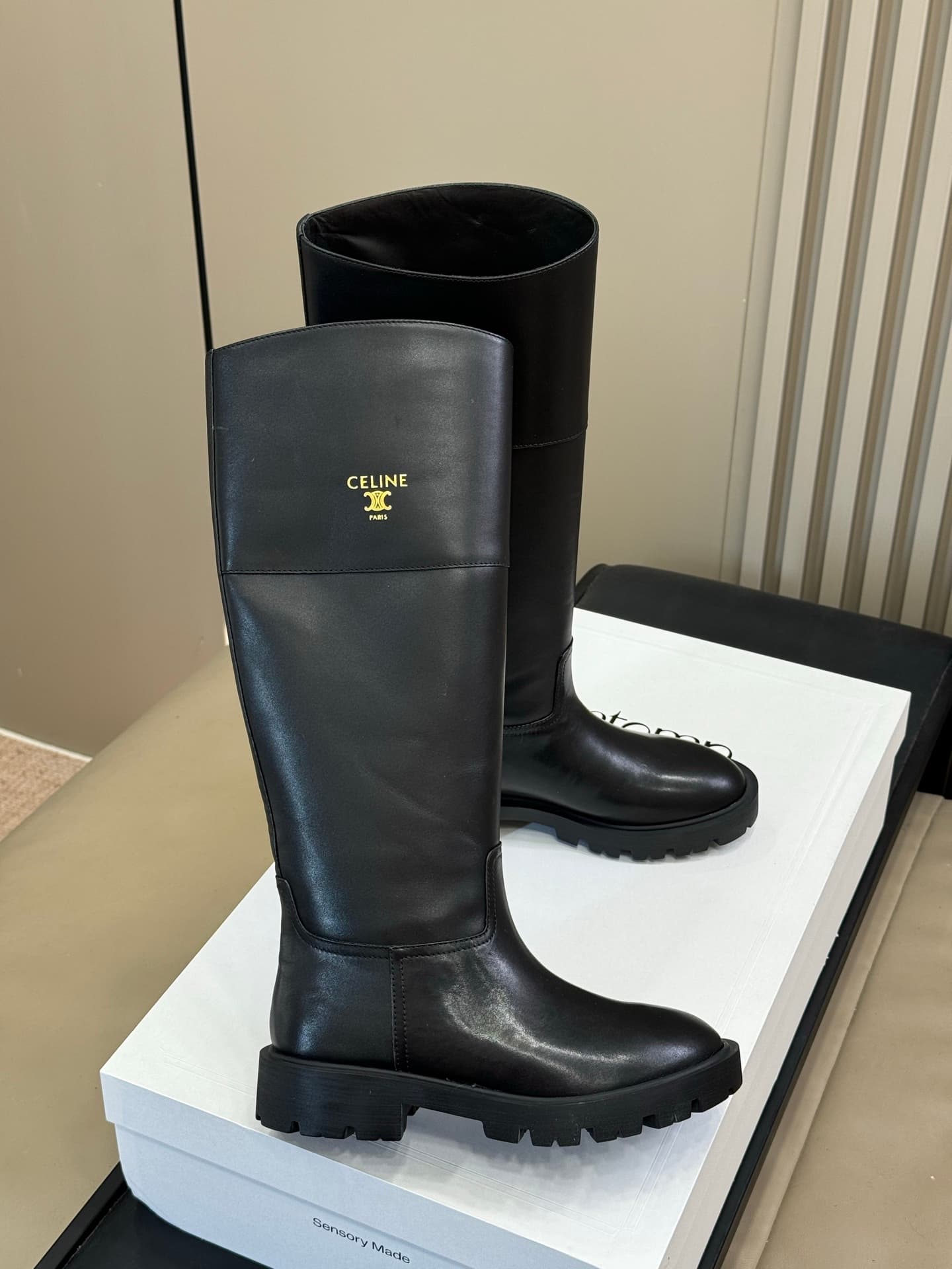 Celine MARGARET HIGH BOOT IN Calfskin Women