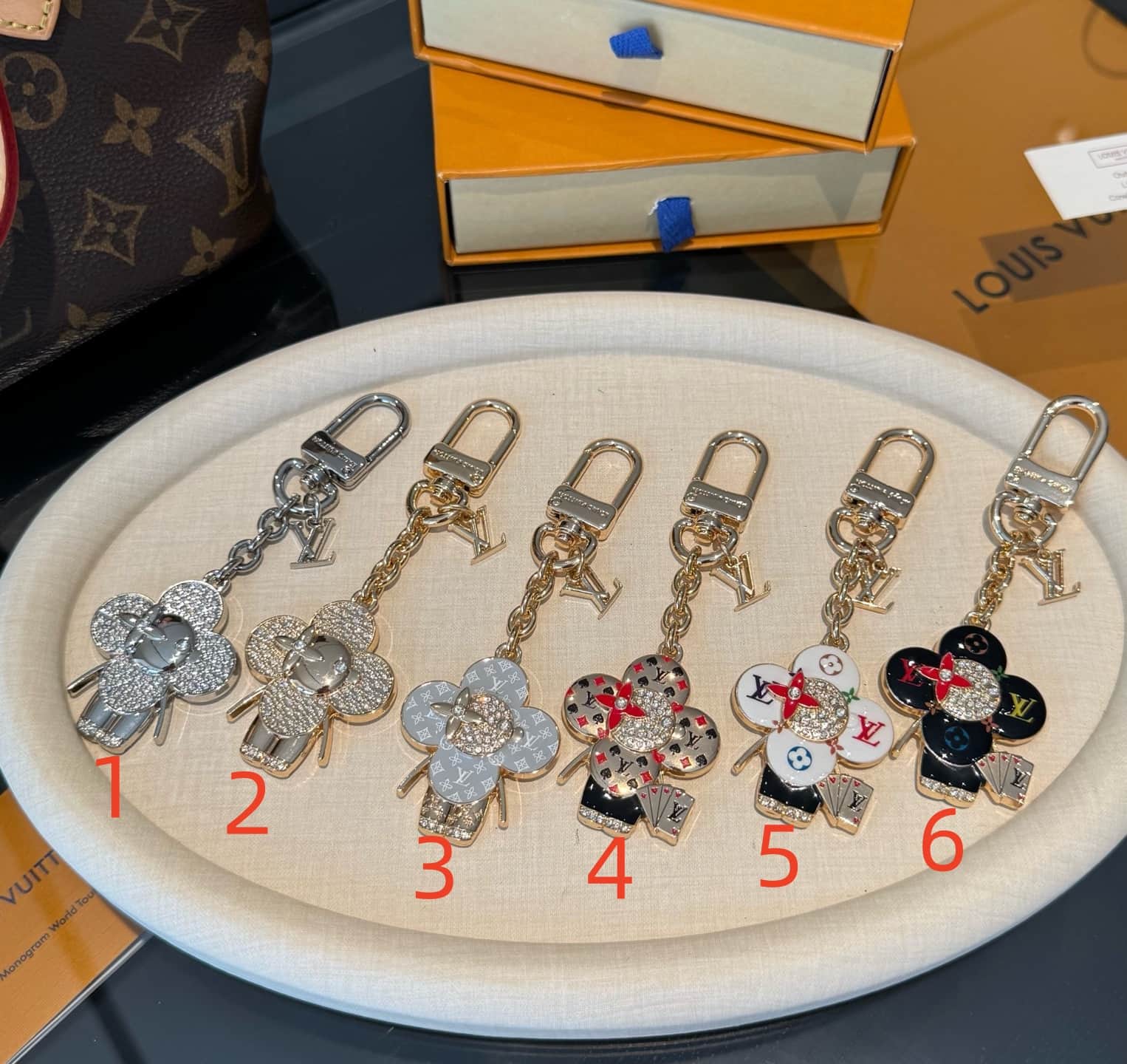 Louis Vuitton Vivienne Baker Bag Charm Key Holder