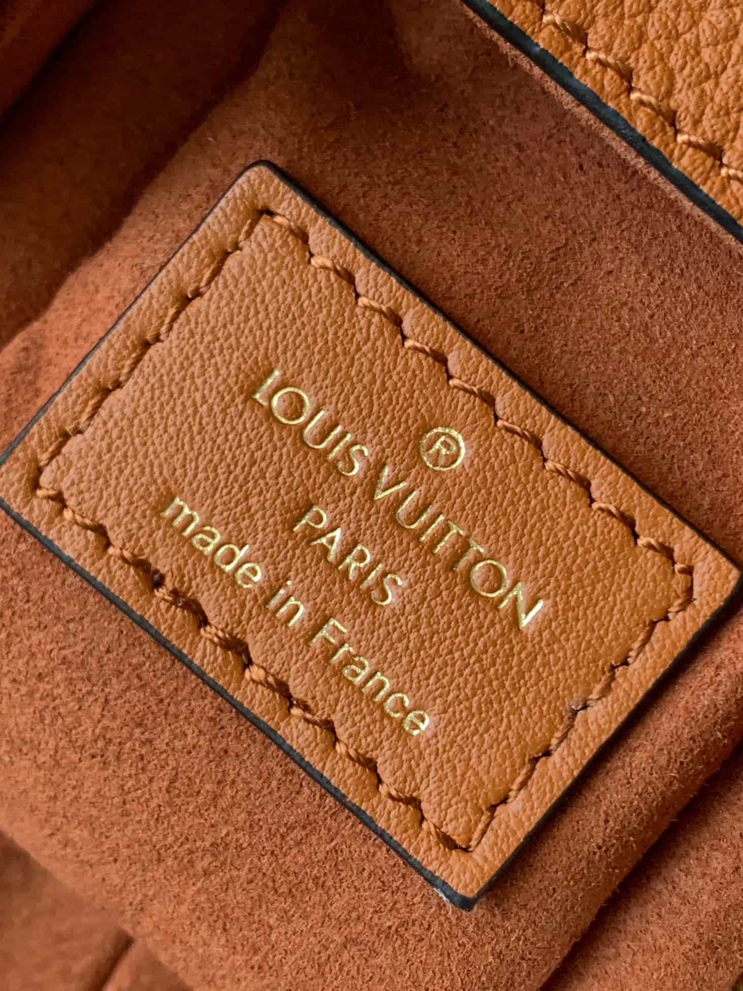Louis Vuitton Side Trunk PM Tan Calfskin M23818 High