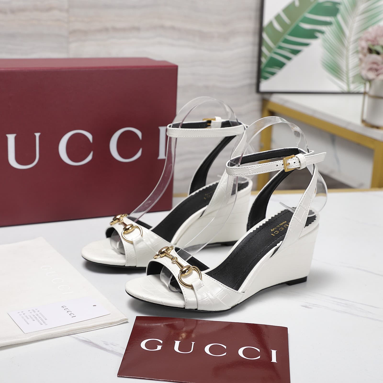 Gucci Donna 80 Wedge Sandals Women