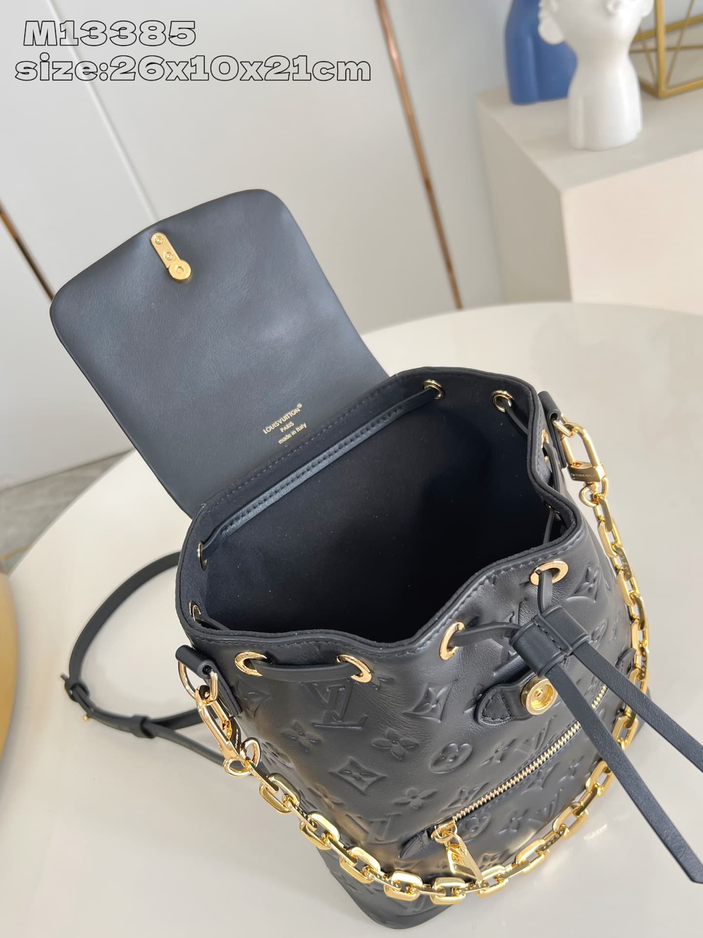 Louis Vuitton Coussin Backpack PM Monogram embossed Lambskin M13357 High