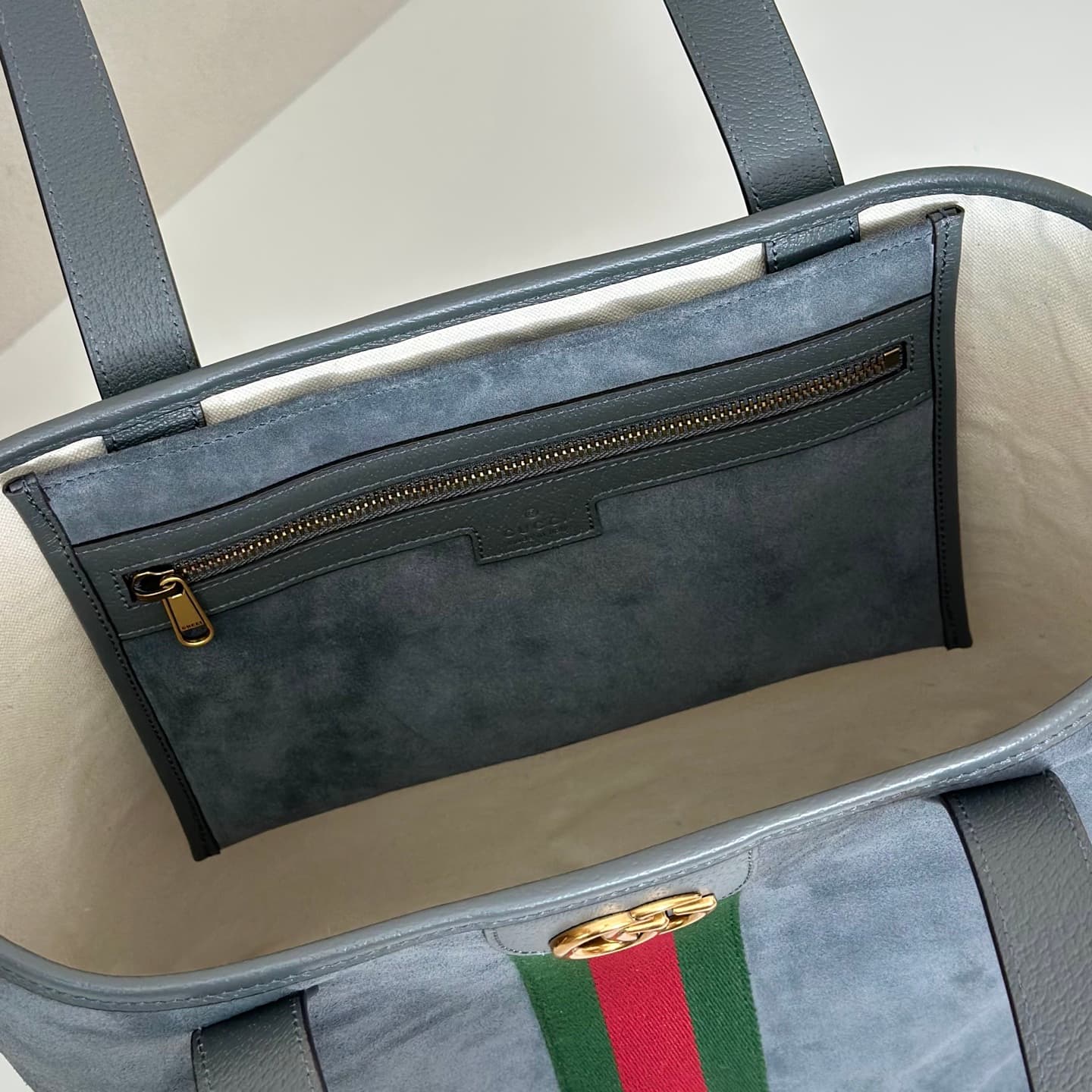 Gucci Ophidia medium tote bag 834465 dark grey suede High