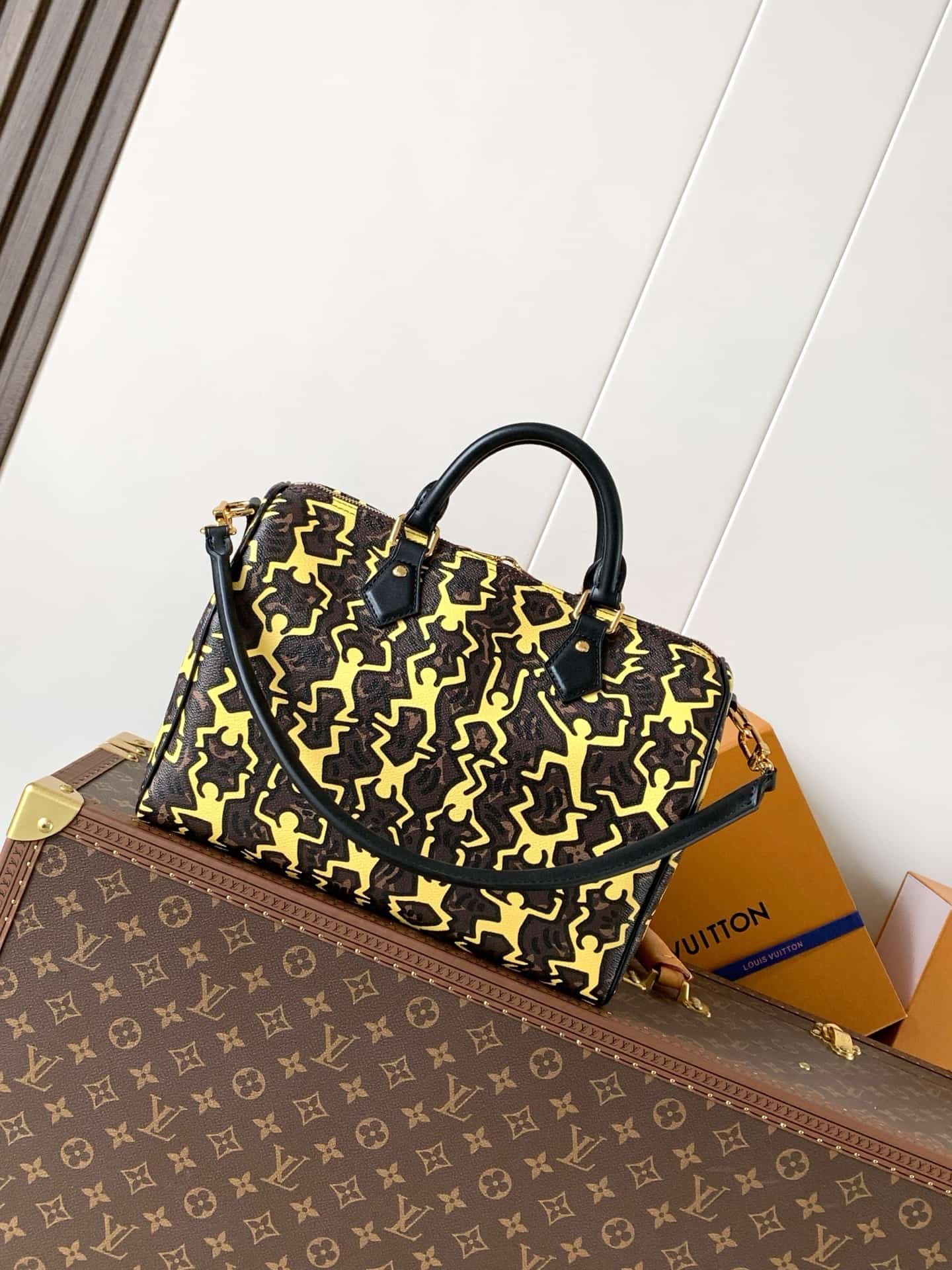 Louis Vuitton  Speedy Soft 30 Monogram Graffiti Art Canvas M15105 High