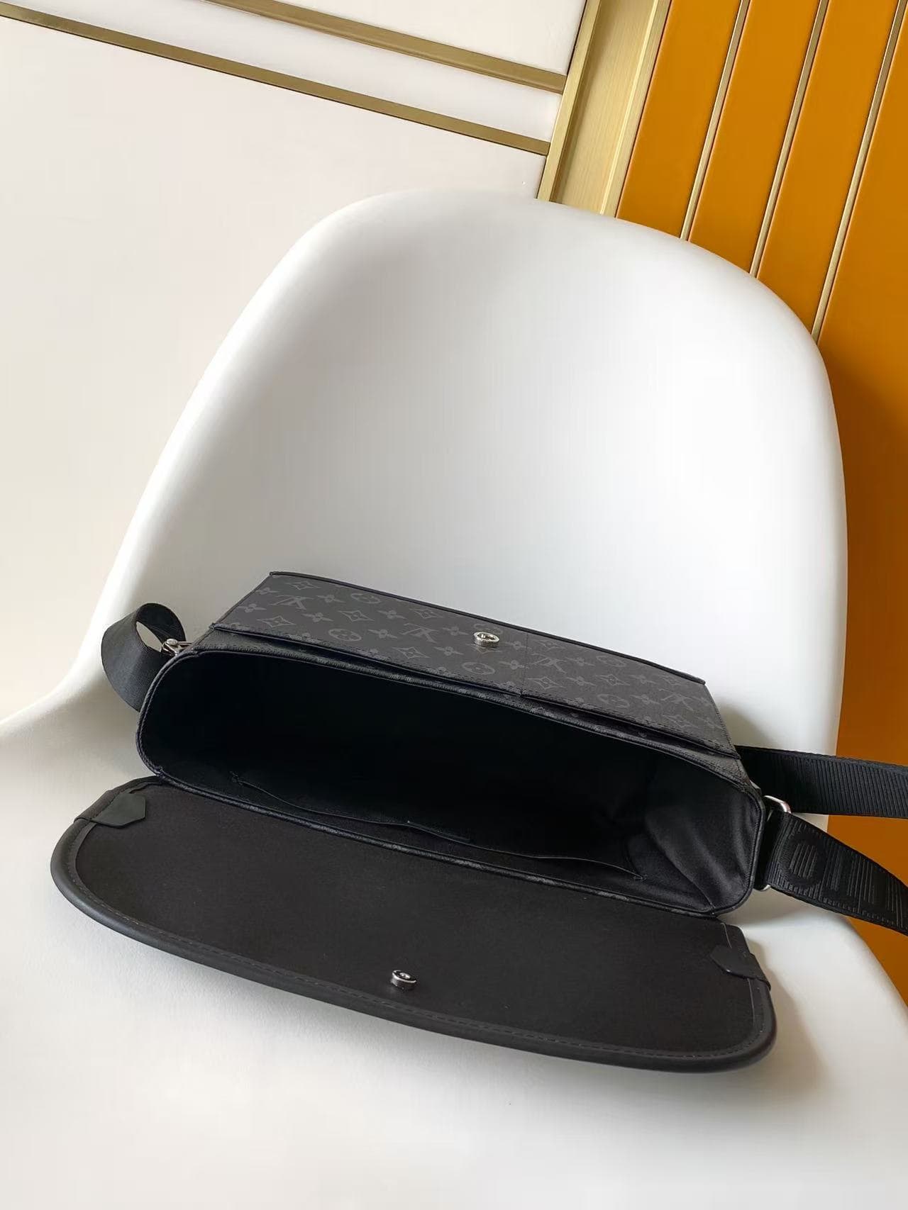 Louis Vuitton Courrier Messenger Black Monogram Eclipse coated canvas M28630 High