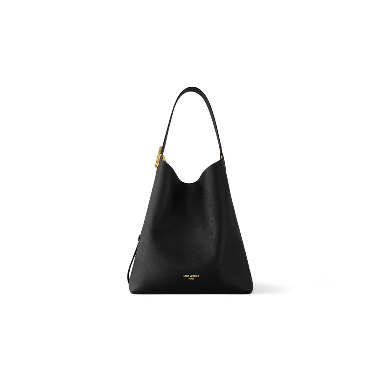 Louis Vuitton Low Key Hobo MM M24856 Black Grained calfskin TOP