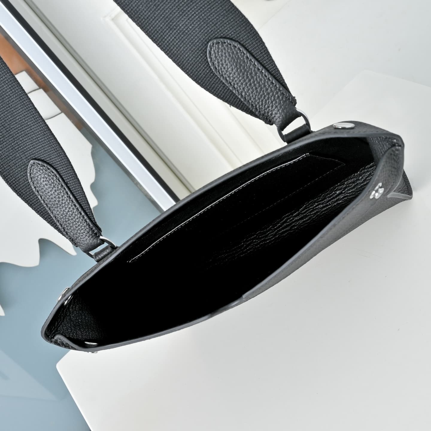 Hermès Videpoches Bag Togo Leather In Black WAX High