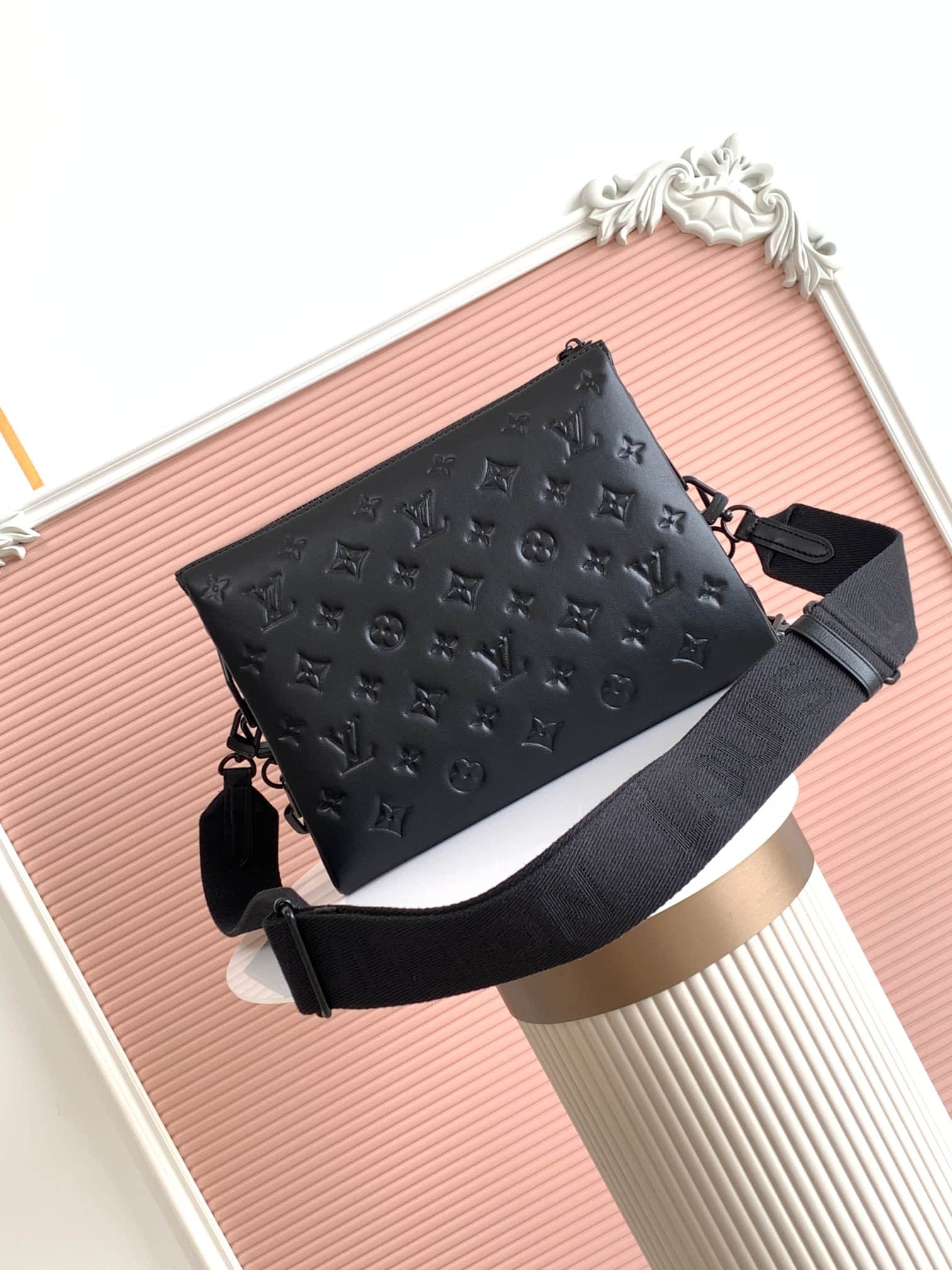 Louis Vuitton Coussin PM All Black Matte lamb leather M11370 High