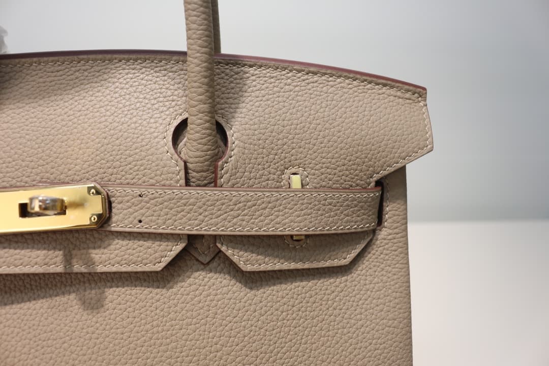 Hermes Birkin 25/30/35cm Bag Togo Leather In Trench WAX High