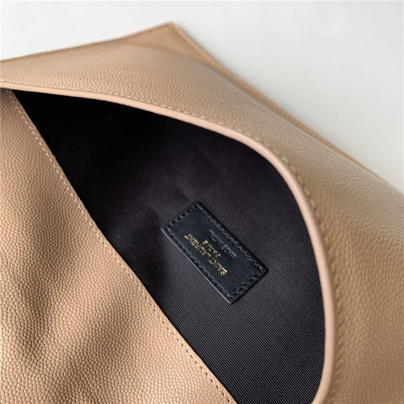 UPTOWN POUCH IN GRAIN DE POUDRE EMBOSSED LEATHER High