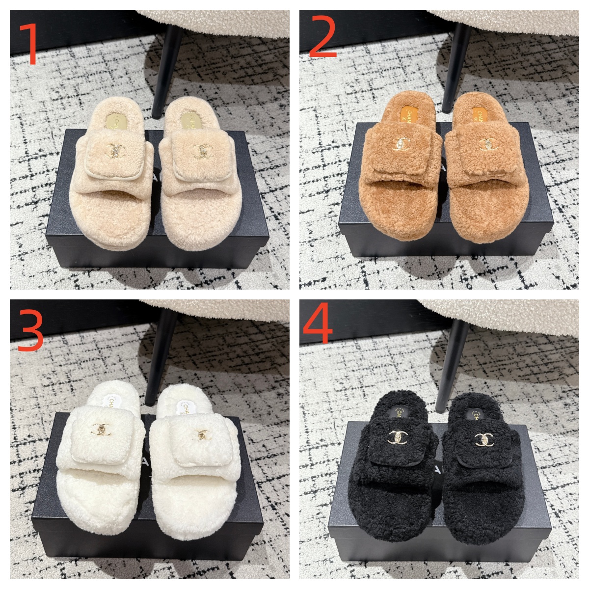 Chanel slide sandals Women