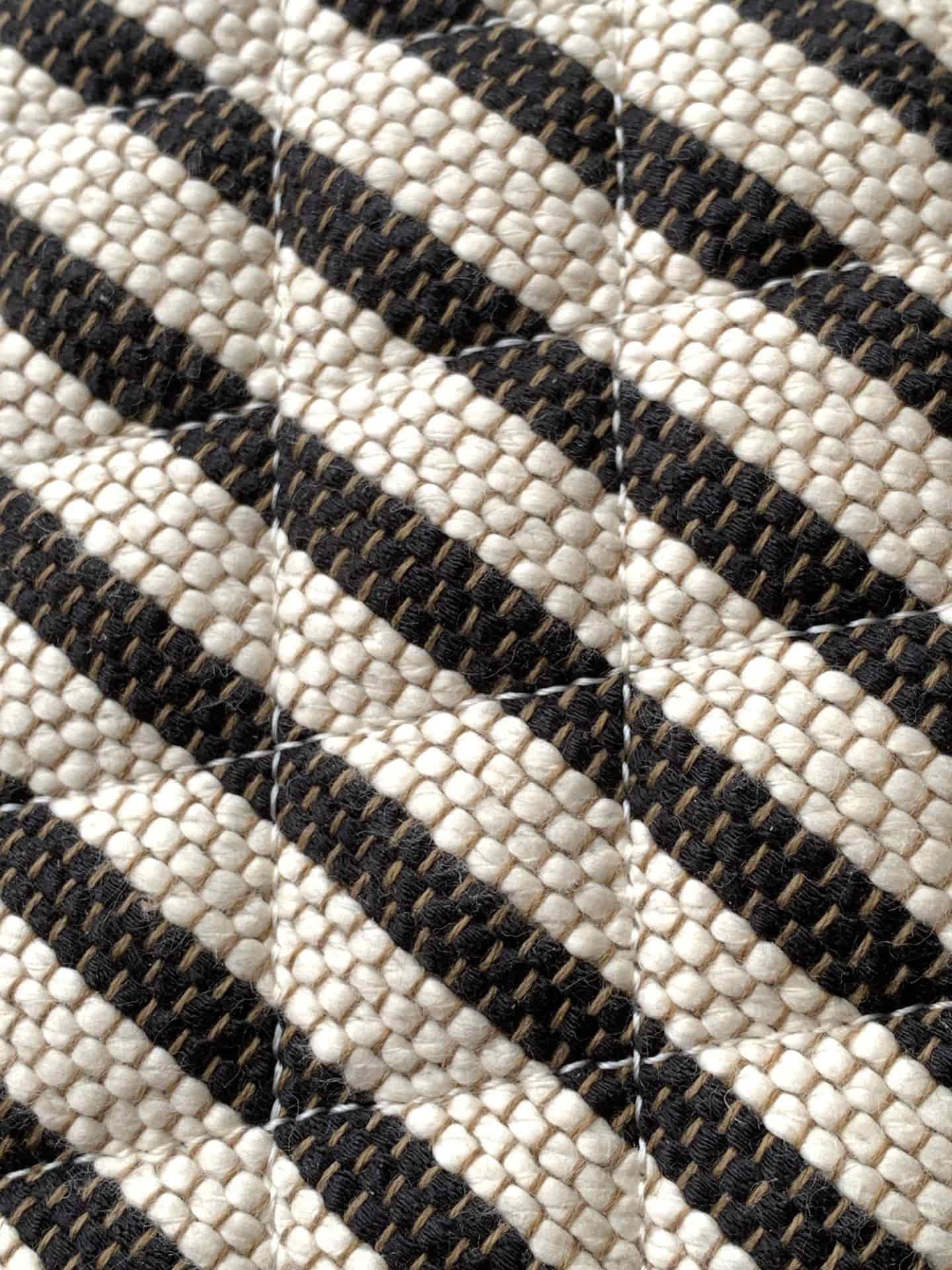 Chanel Zipped Case Printed Fabric & Gold-Tone Metal Black & White AS4989 A