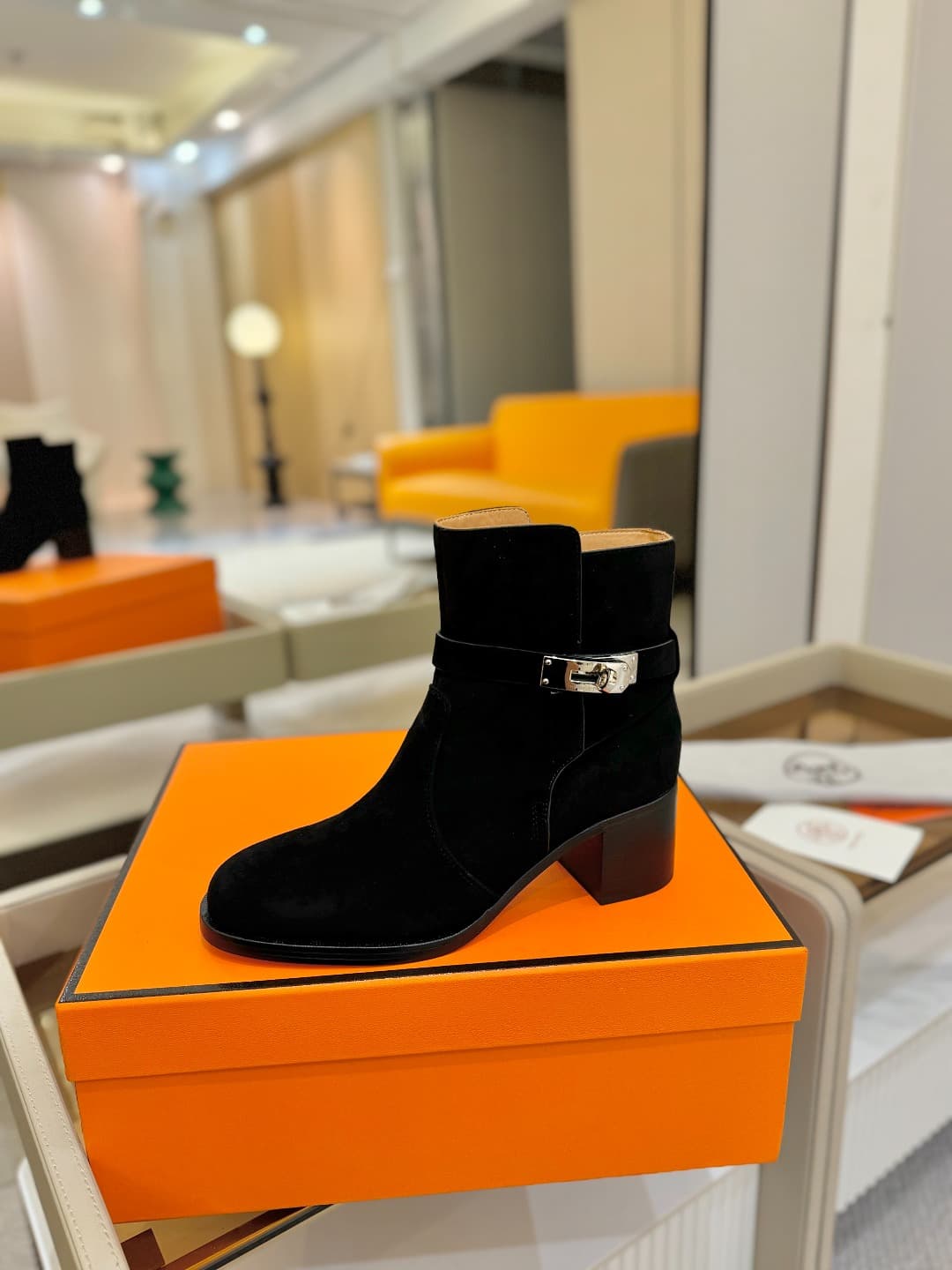 Hermes Frenchie 50 ankle Boots Shoes Women