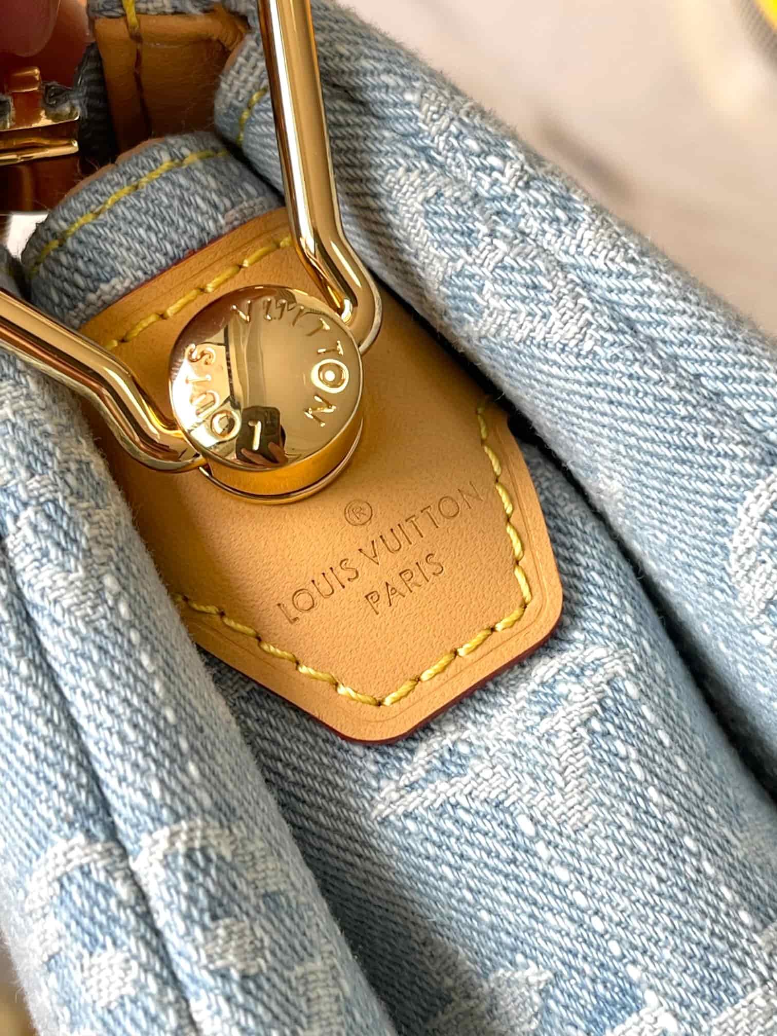 Louis Vuitton COUSSIN BB Monogram Denim Sky Blue Denim M11401 TOP