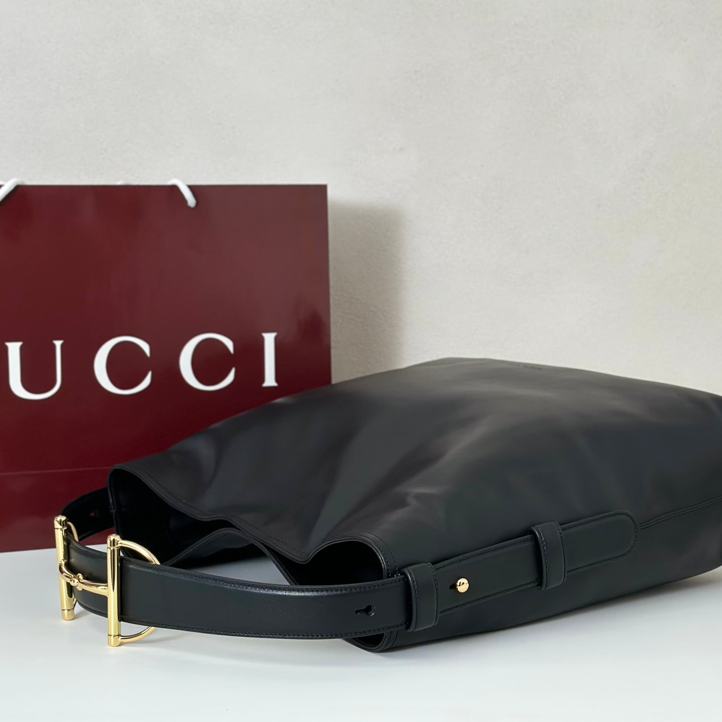 Gucci Beatrix large tote bag 850546 black leather High