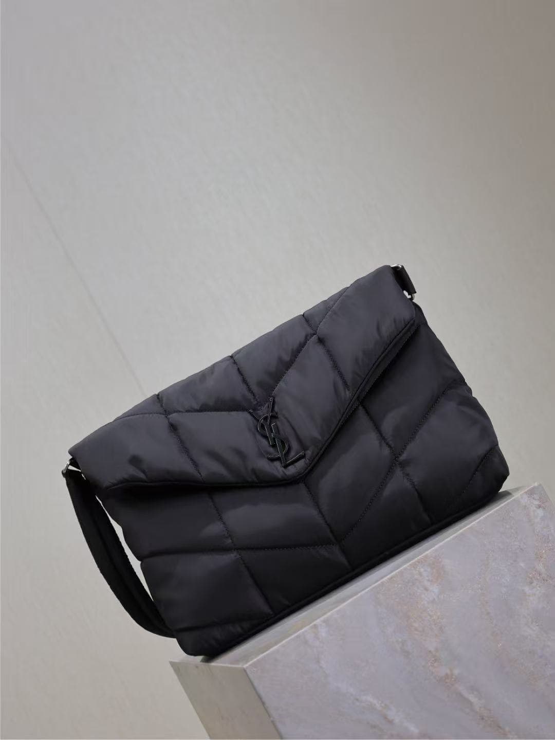 Saint Laurent Puffer Shoulder Bag in Nappa Leather High
