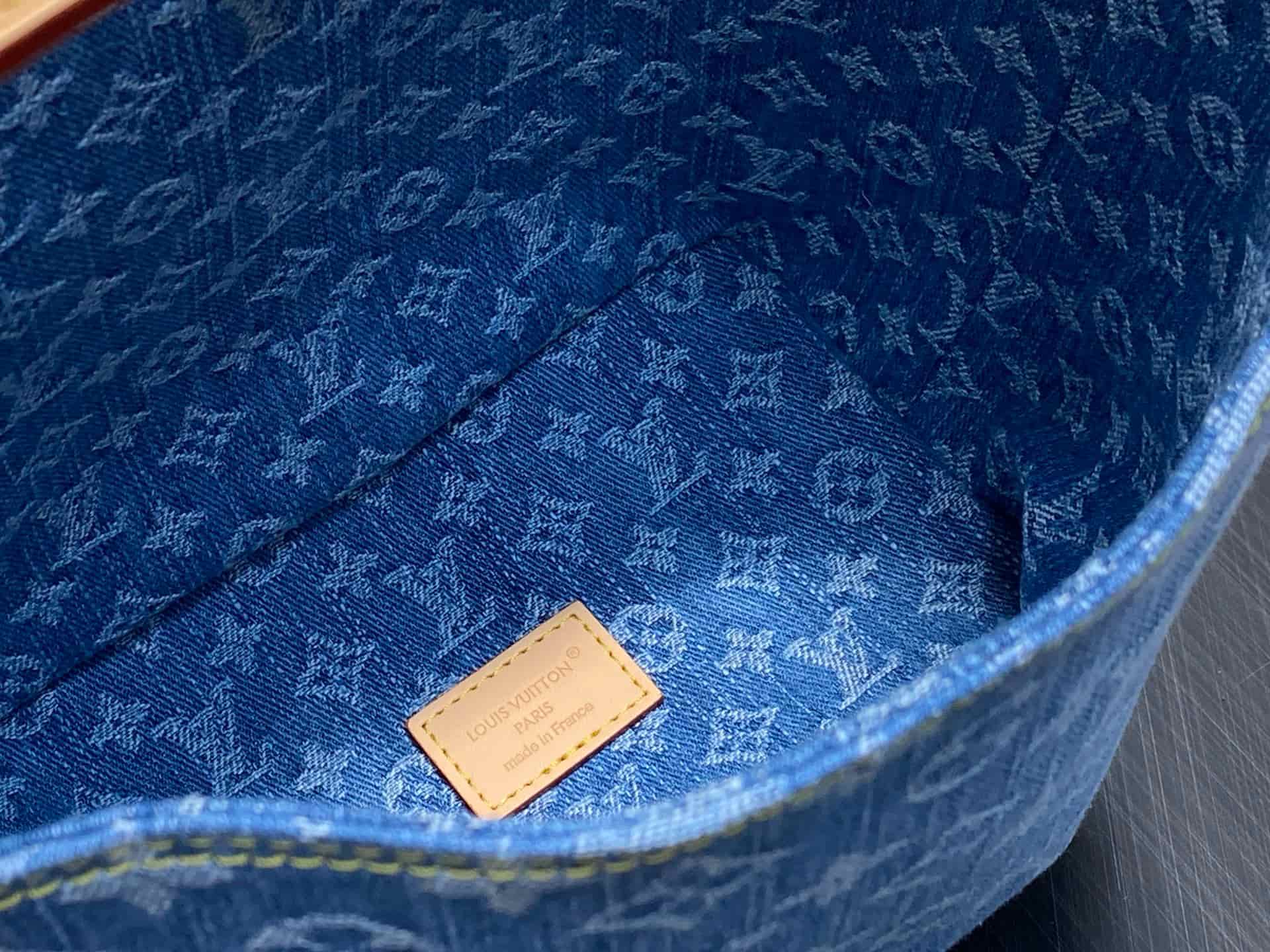 Louis Vuitton All In BB Monogram Blue Denim M28107 High