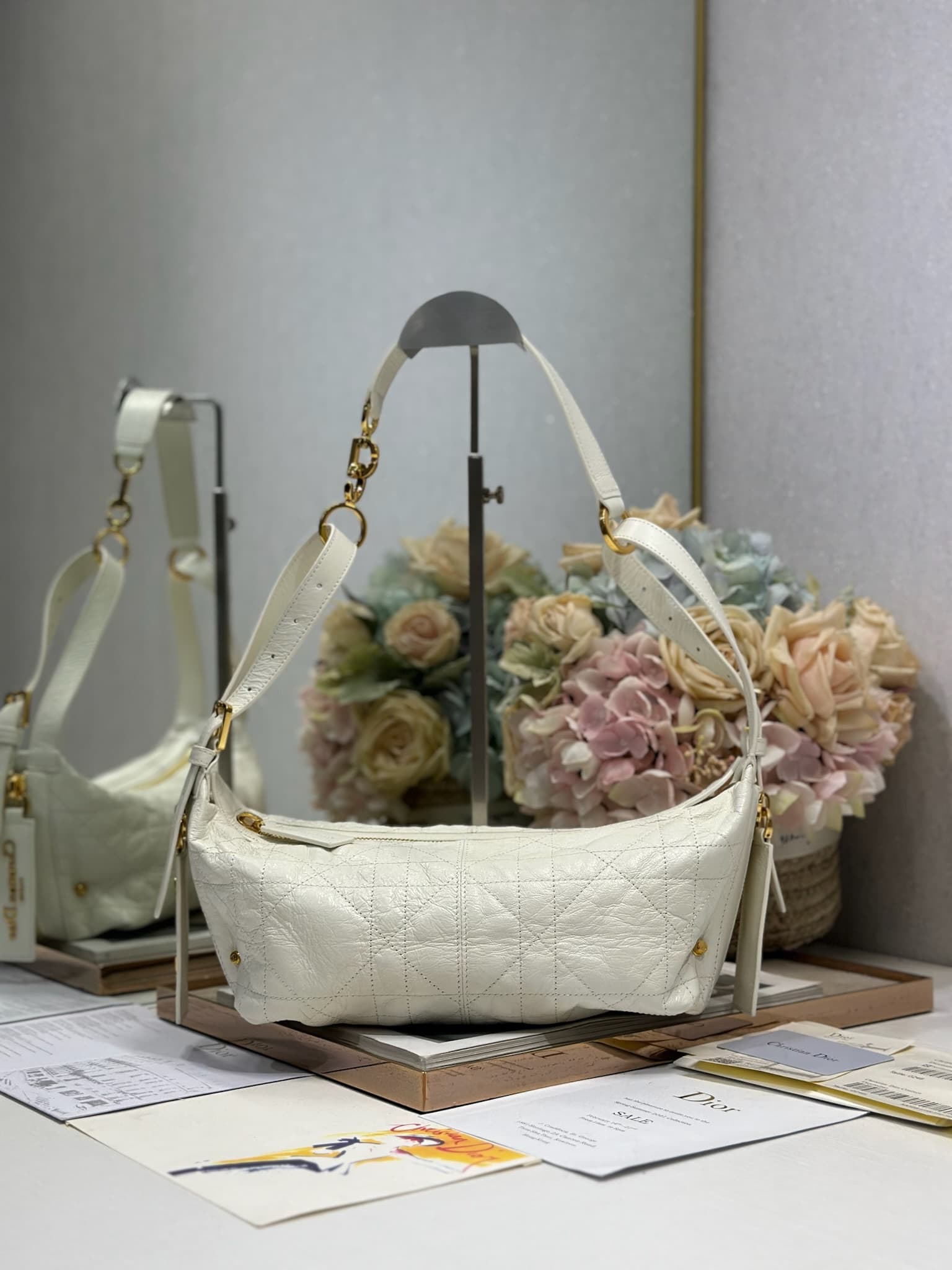 Small D-Journey Bag in Smooth Calfskin High