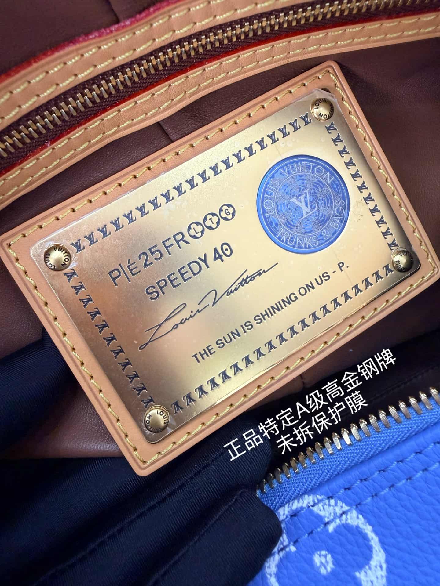 Louis Vuitton Speedy P9 Bandoulière 40 Blue Soft calfskin M24418 TOP