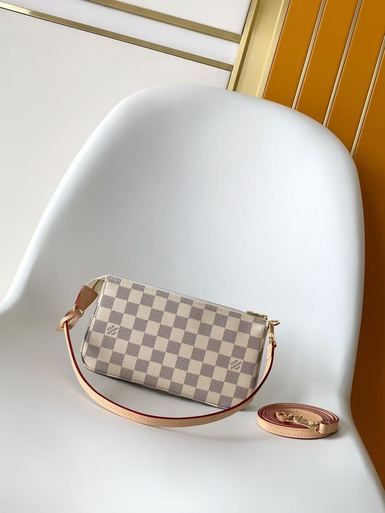Louis Vuitton Pochette Accessoires Damier Azur coated canvas N40915 High